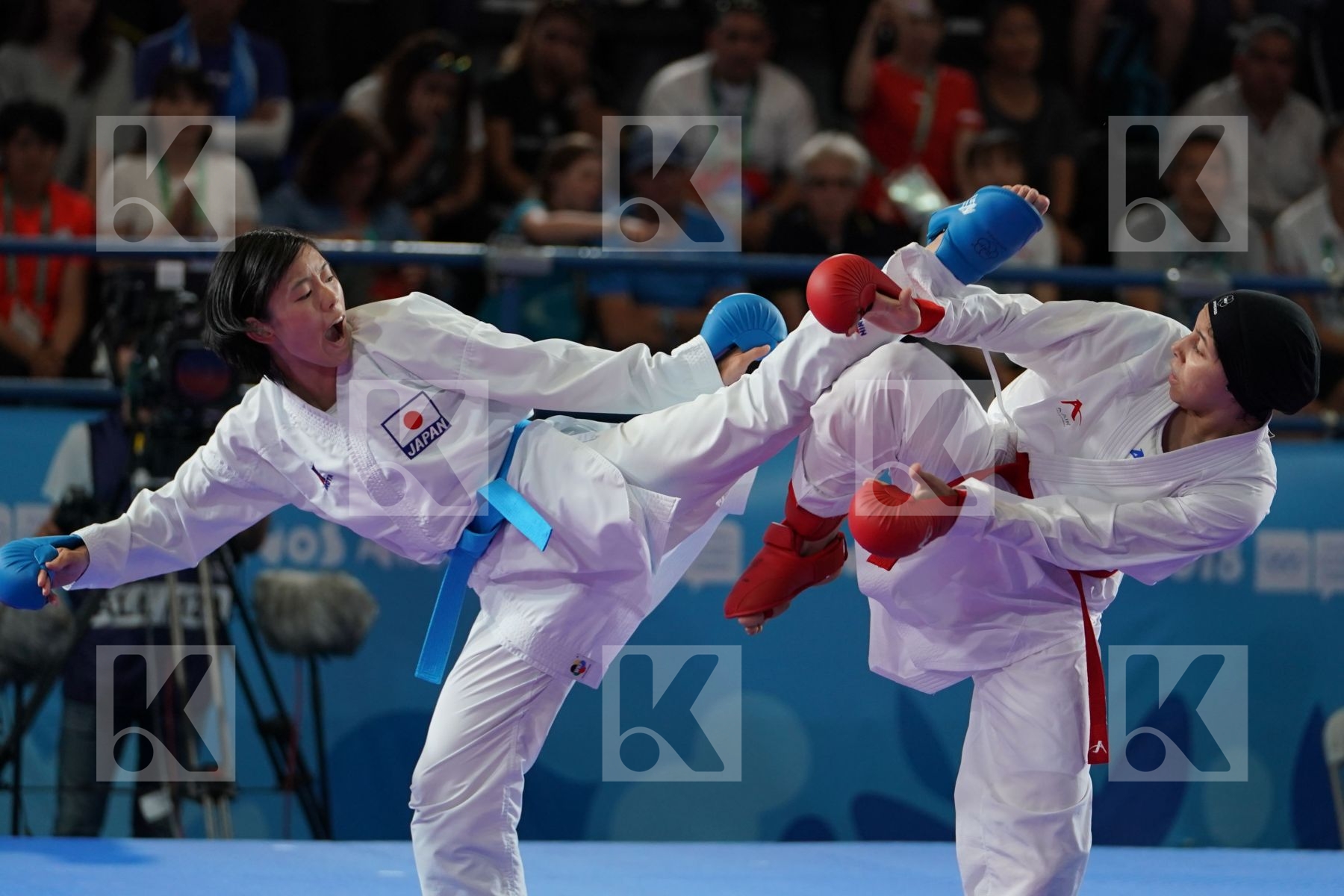 YASMIN NASR (EGYPT) vs RINKA TAHATA (JAPAN) in Junior Kumite Female -53Kg - Gold bout