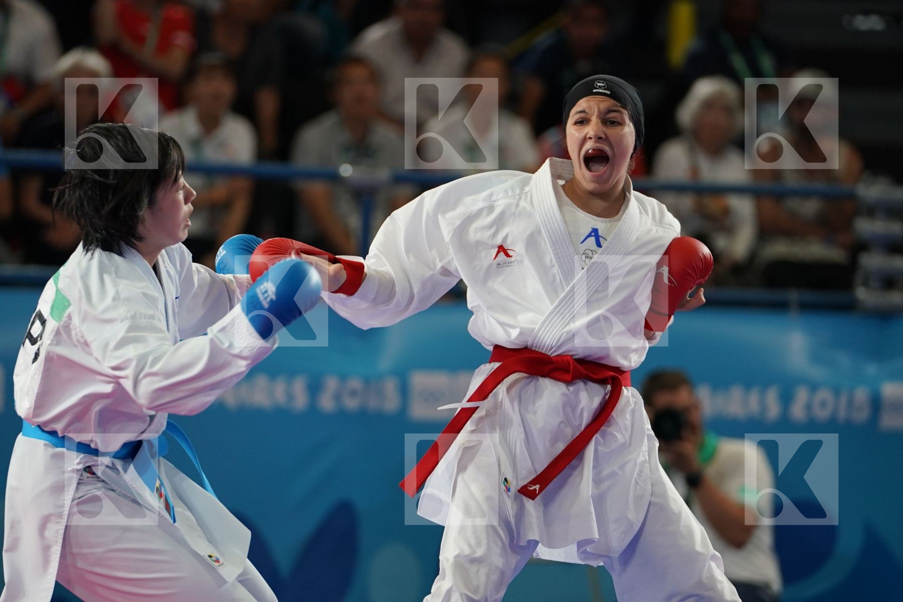 YASMIN NASR (EGYPT) vs RINKA TAHATA (JAPAN) in Junior Kumite Female -53Kg - Gold bout