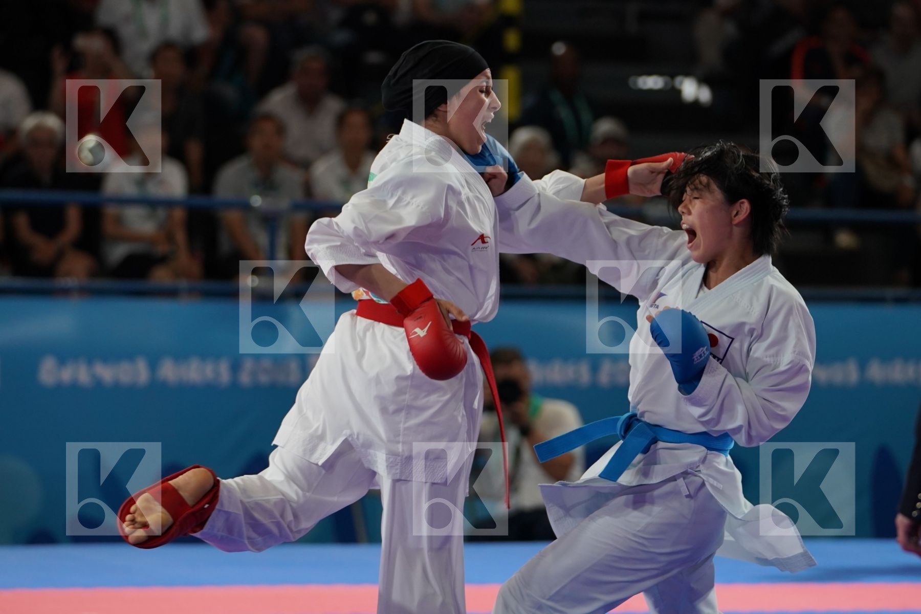 YASMIN NASR (EGYPT) vs RINKA TAHATA (JAPAN) in Junior Kumite Female -53Kg - Gold bout
