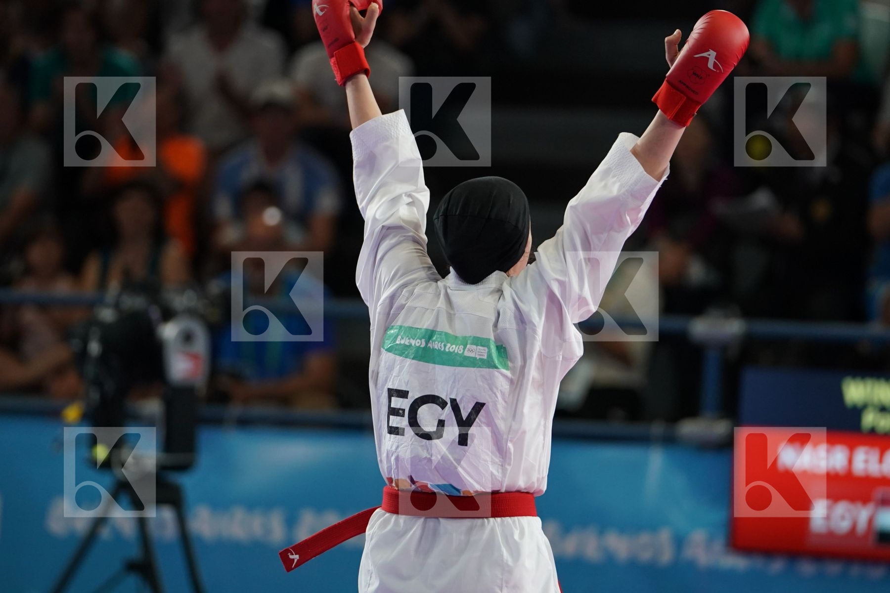 YASMIN NASR (EGYPT) vs RINKA TAHATA (JAPAN) in Junior Kumite Female -53Kg - Gold bout