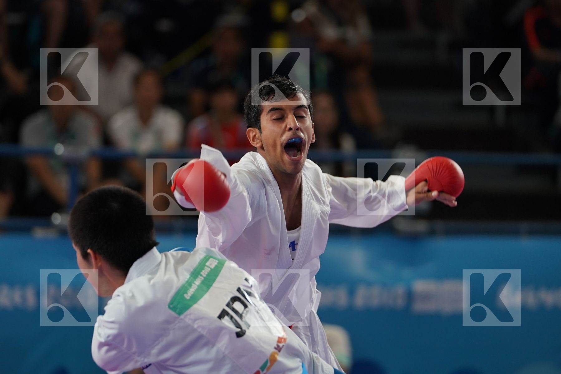 MOHAMMED ALASSIRI (SAUDI ARABIA) vs MASAKI YAMAOKA (JAPAN) in Junior Kumite Male Ð 61 Kg - Gold bout