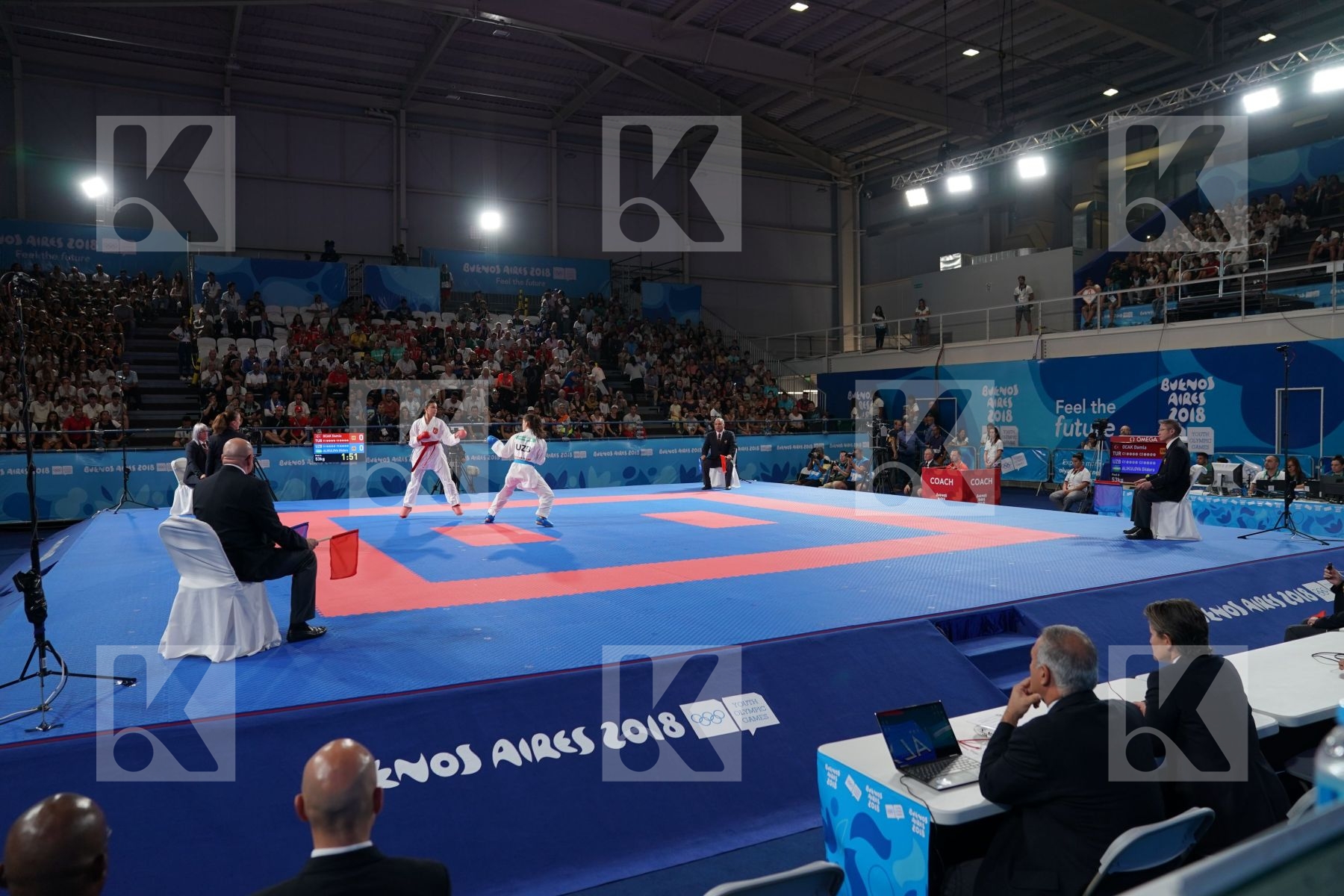 Tatami and arena in  - Semifinal