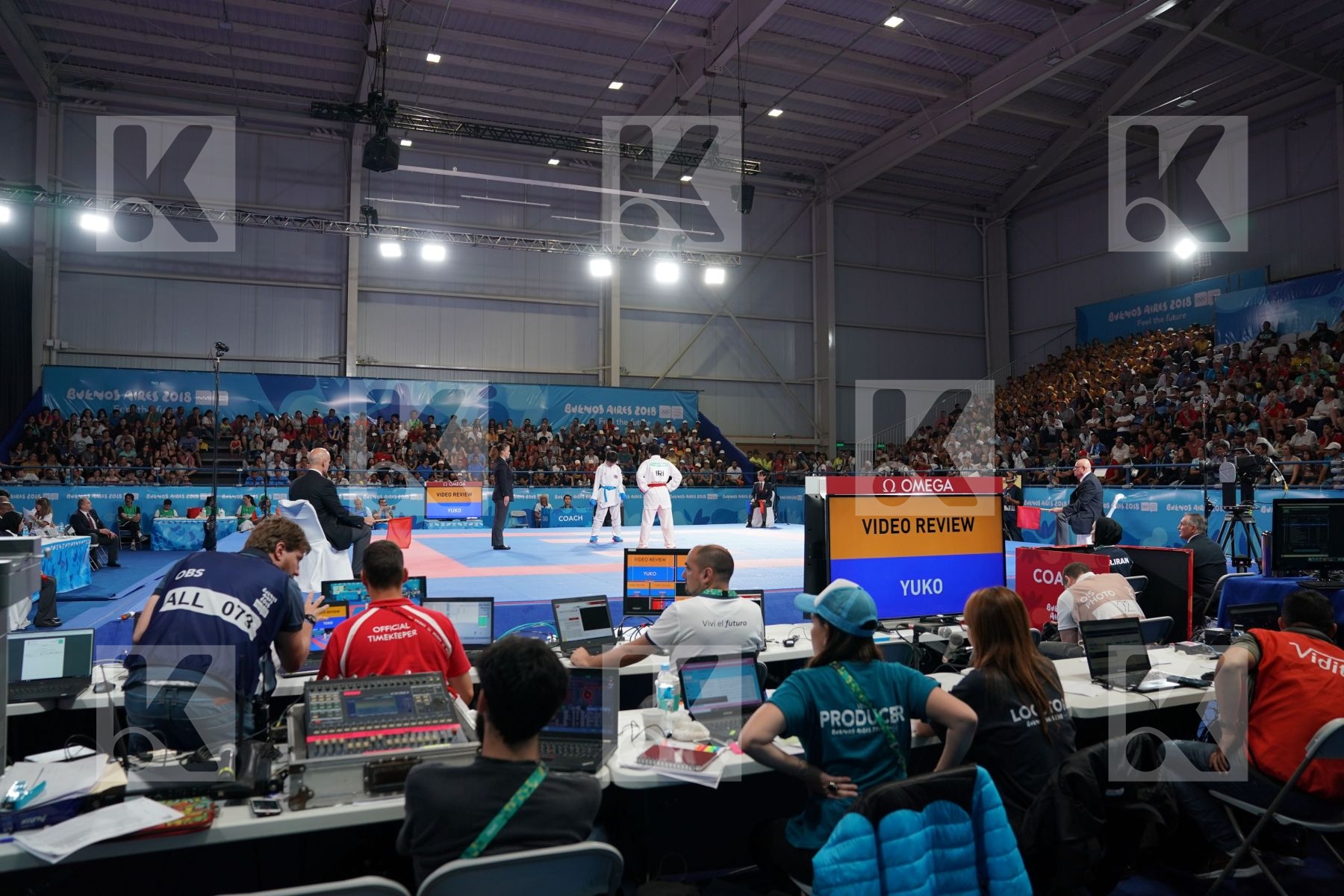 Tatami and arena in  - Semifinal