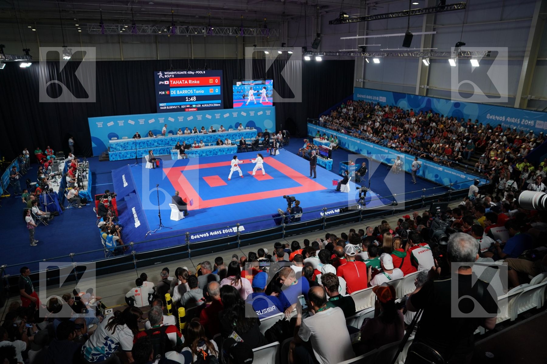 Tatami and arena in  - Semifinal