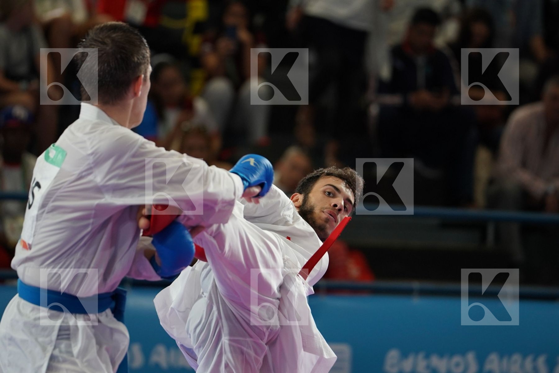 ENES BULUT (TURKEY) vs ROBERT AVAKIMOV (RUSSIA) in Senior Kumite 68+ Kg - Qualification