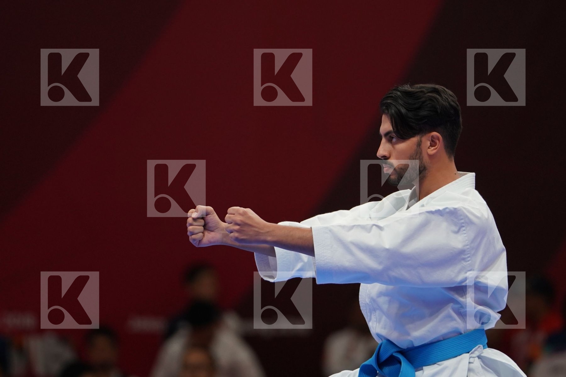 ADHAM HASHEM (QATAR) in Senior Male Kata - Qualification