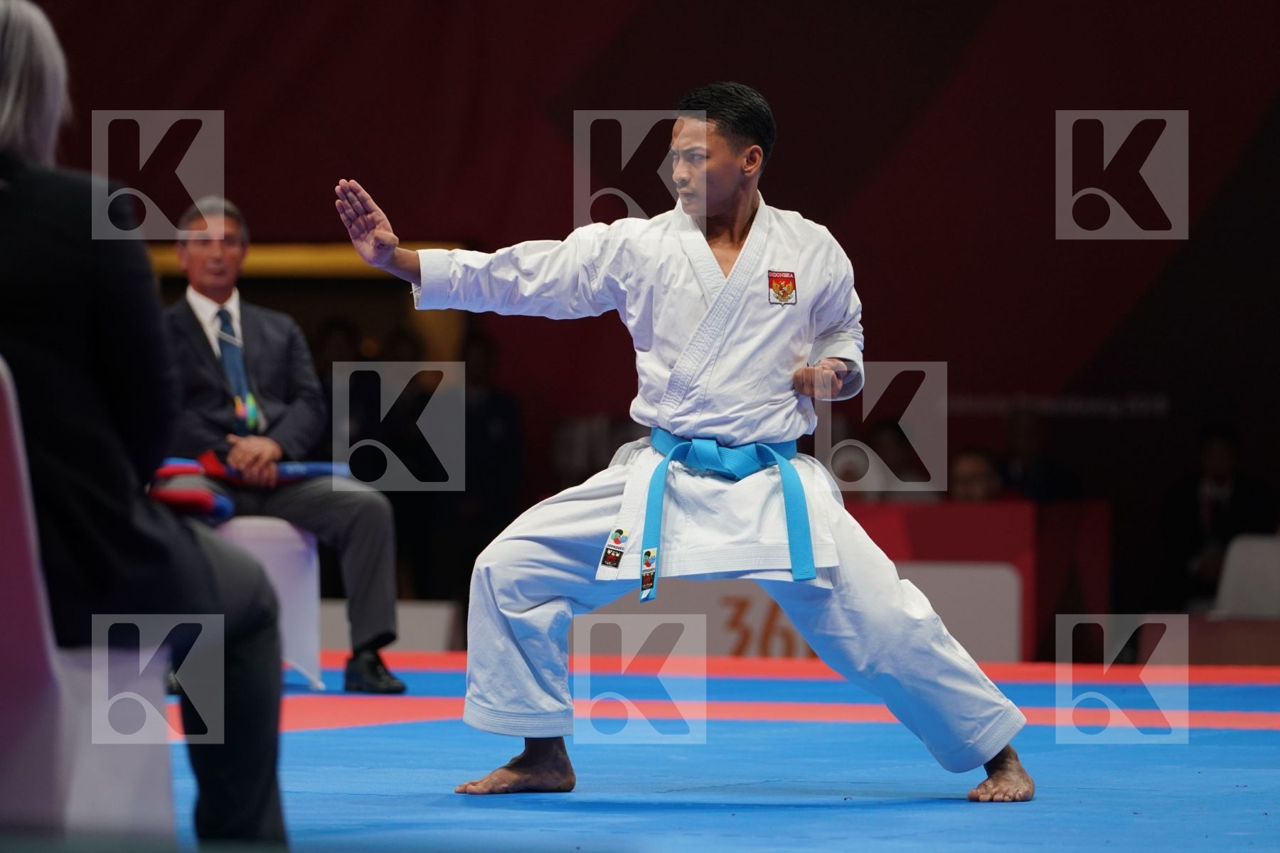 AHMAD ZIGI ZARESTA YUDA (INDONESIA) in Senior Male Kata - Qualification