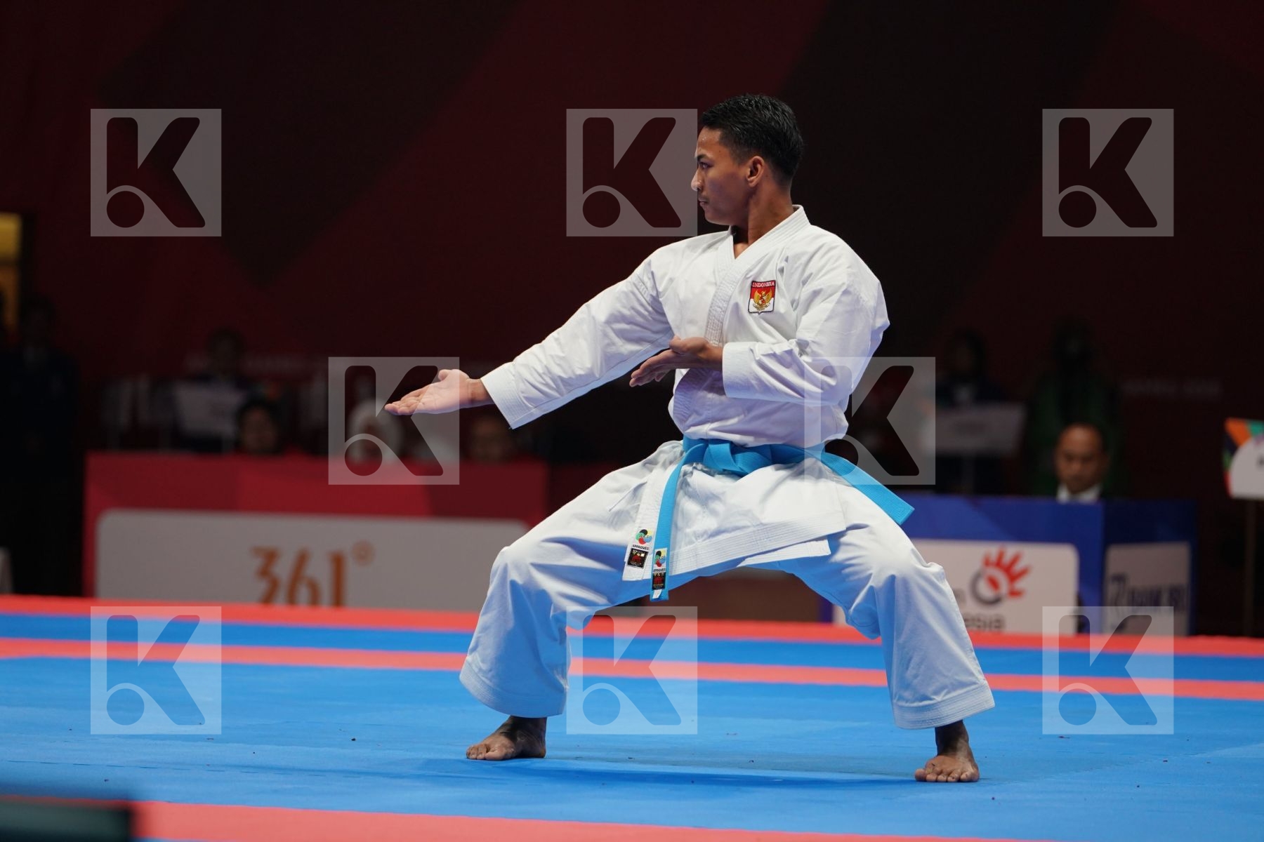 AHMAD ZIGI ZARESTA YUDA (INDONESIA) in Senior Male Kata - Qualification