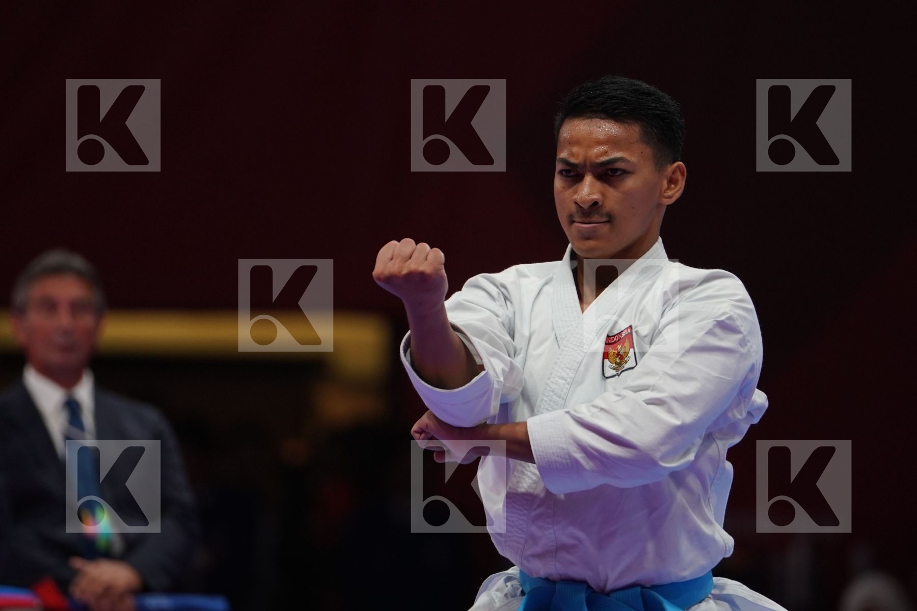 AHMAD ZIGI ZARESTA YUDA (INDONESIA) in Senior Male Kata - Qualification