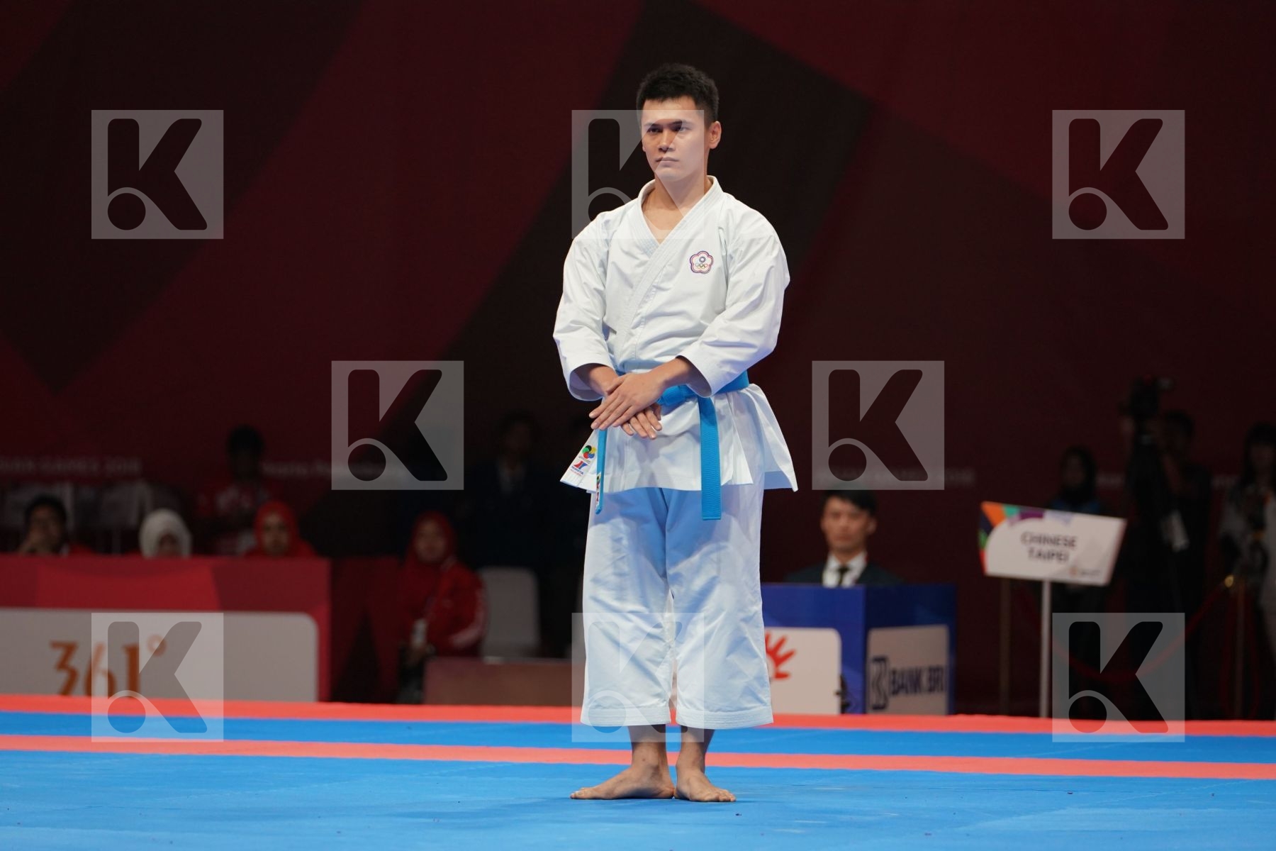 YITA WANG (CHINESE TAIPEI) in Senior Male Kata - Qualification