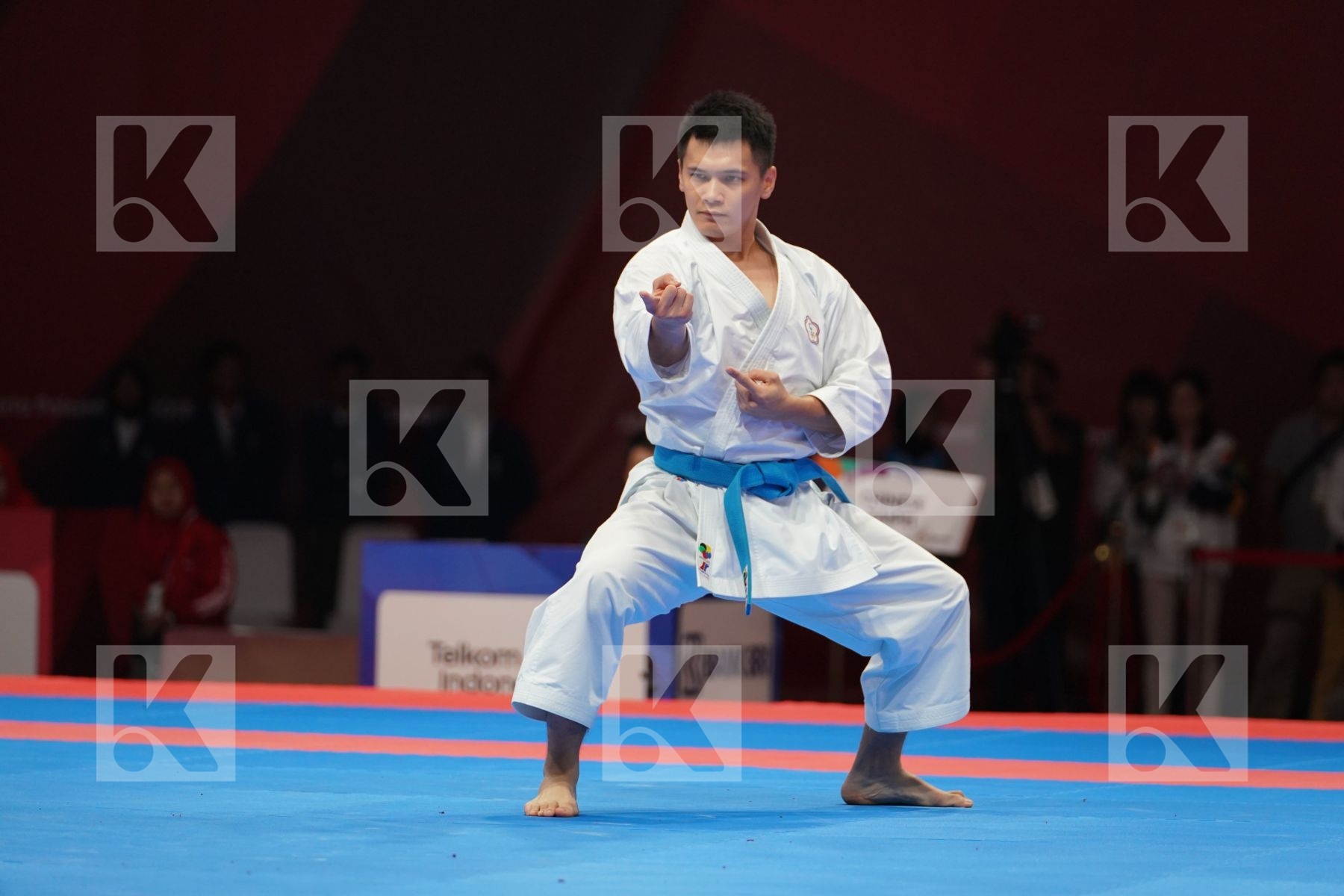 YITA WANG (CHINESE TAIPEI) in Senior Male Kata - Qualification