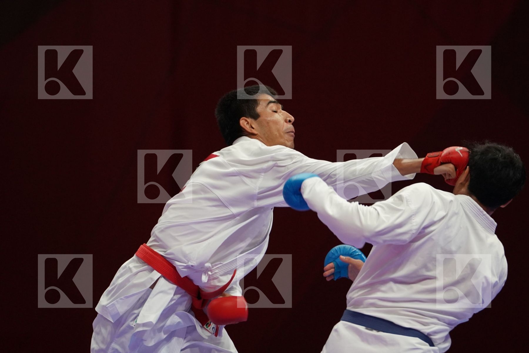 DANIYAR YULDASHEV (KAZAKHSTAN) vs TEERAWAT KANGTONG (THAILAND) in Senior Kumite 84+ Kg - Qualification