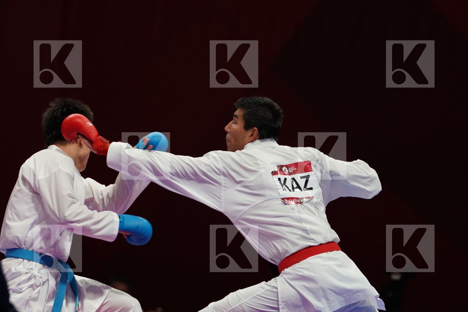 DANIYAR YULDASHEV (KAZAKHSTAN) vs MINH PHUNG NGUYEN (VIETNAM) in Senior Kumite 84+ Kg - Qualification