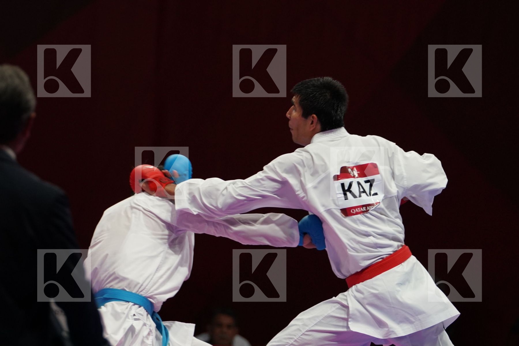 DANIYAR YULDASHEV (KAZAKHSTAN) vs MINH PHUNG NGUYEN (VIETNAM) in Senior Kumite 84+ Kg - Qualification