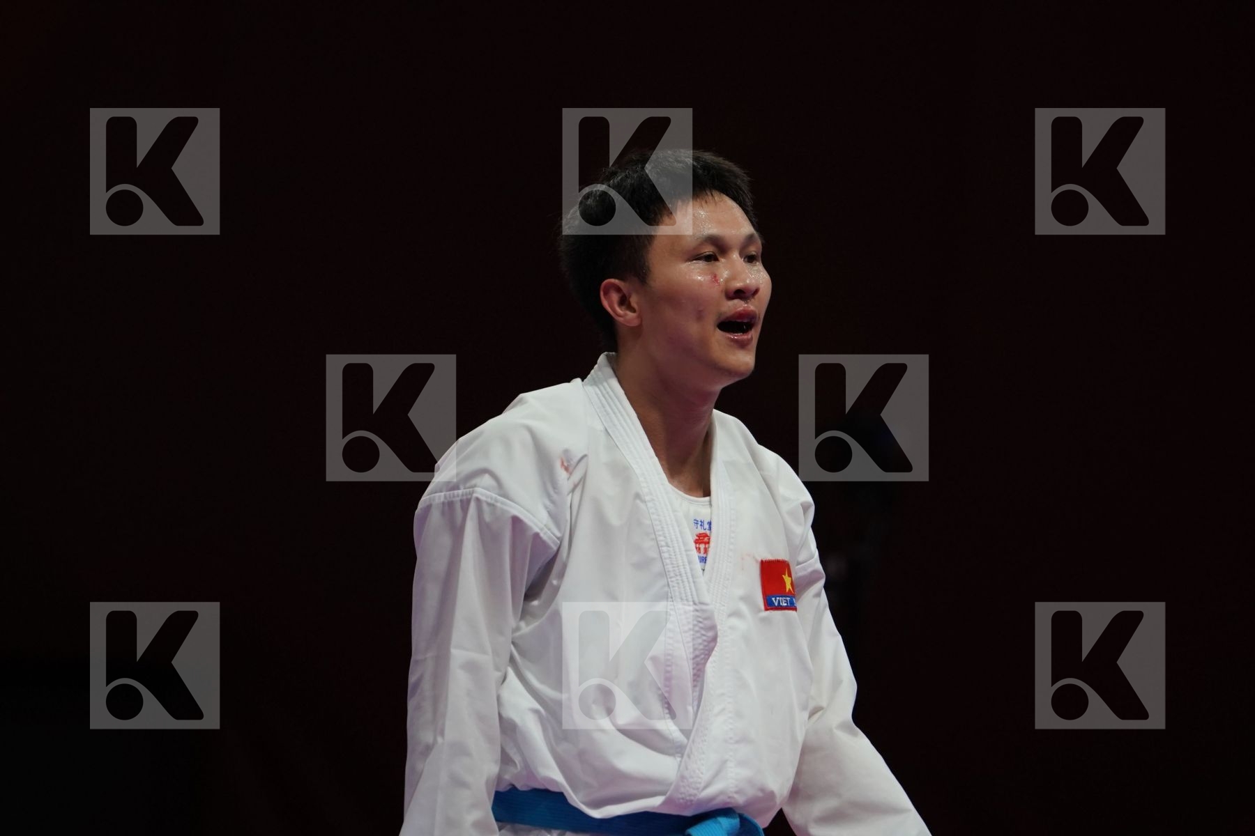 DANIYAR YULDASHEV (KAZAKHSTAN) vs MINH PHUNG NGUYEN (VIETNAM) in Senior Kumite 84+ Kg - Qualification