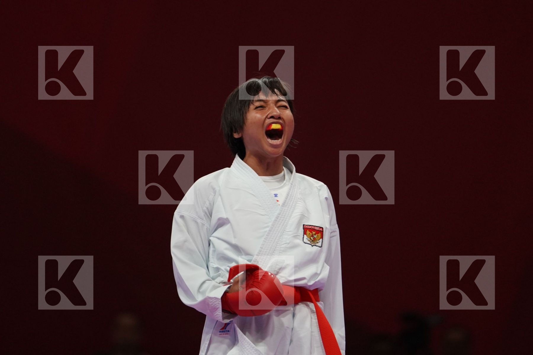 COKORDA ISTRI AGUNG SANISTYARANI (INDONESIA) vs JIAMEI DING (CHINA) in Senior Kumite -55 Kg - Bronze bout