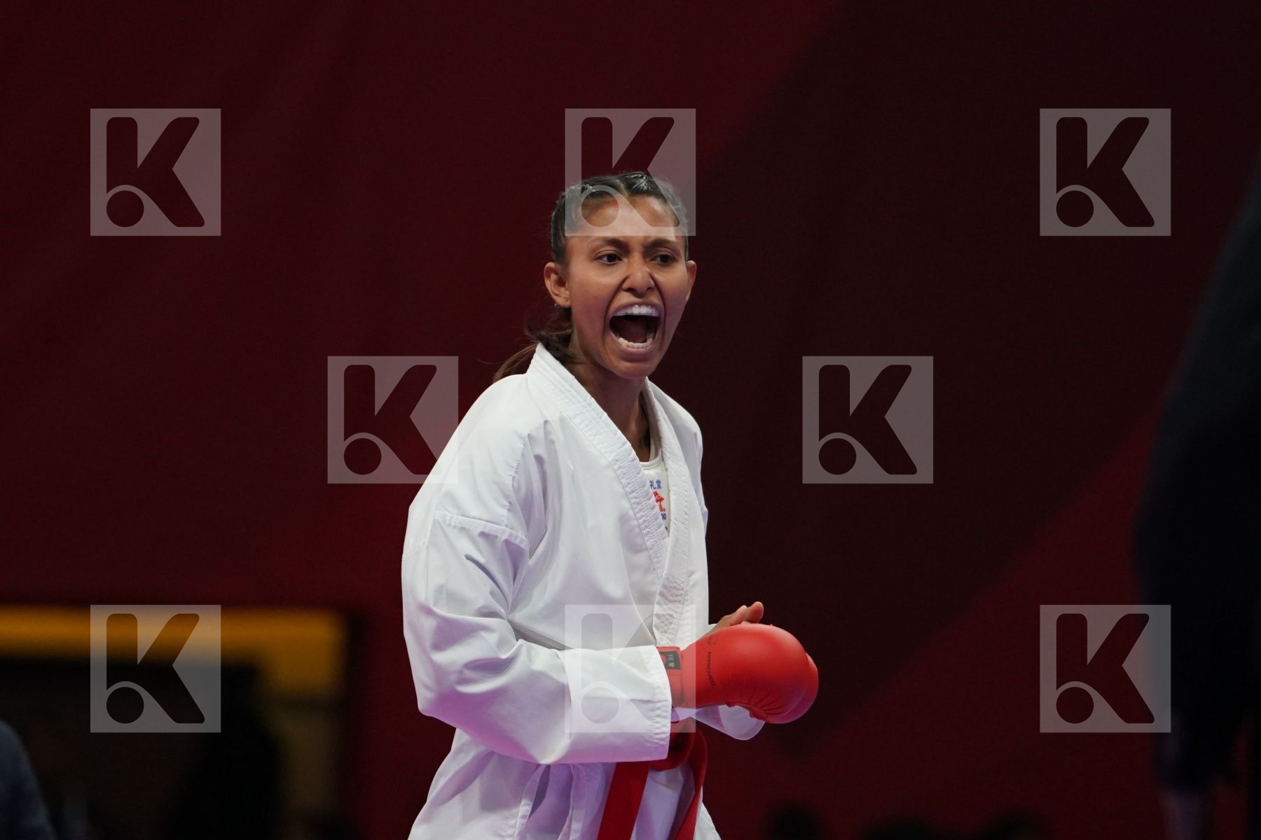 SYAKILLA SALNI JEFRY KRISNAN (MALAYSIA) vs SOK I WONG (MACAO) in Senior Kumite -55 Kg - Bronze bout