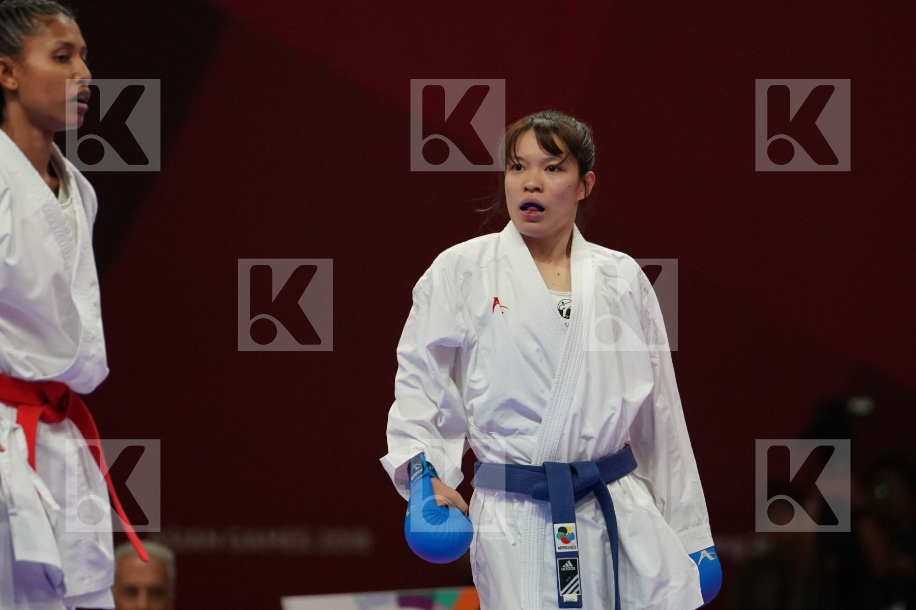 SYAKILLA SALNI JEFRY KRISNAN (MALAYSIA) vs SOK I WONG (MACAO) in Senior Kumite -55 Kg - Bronze bout