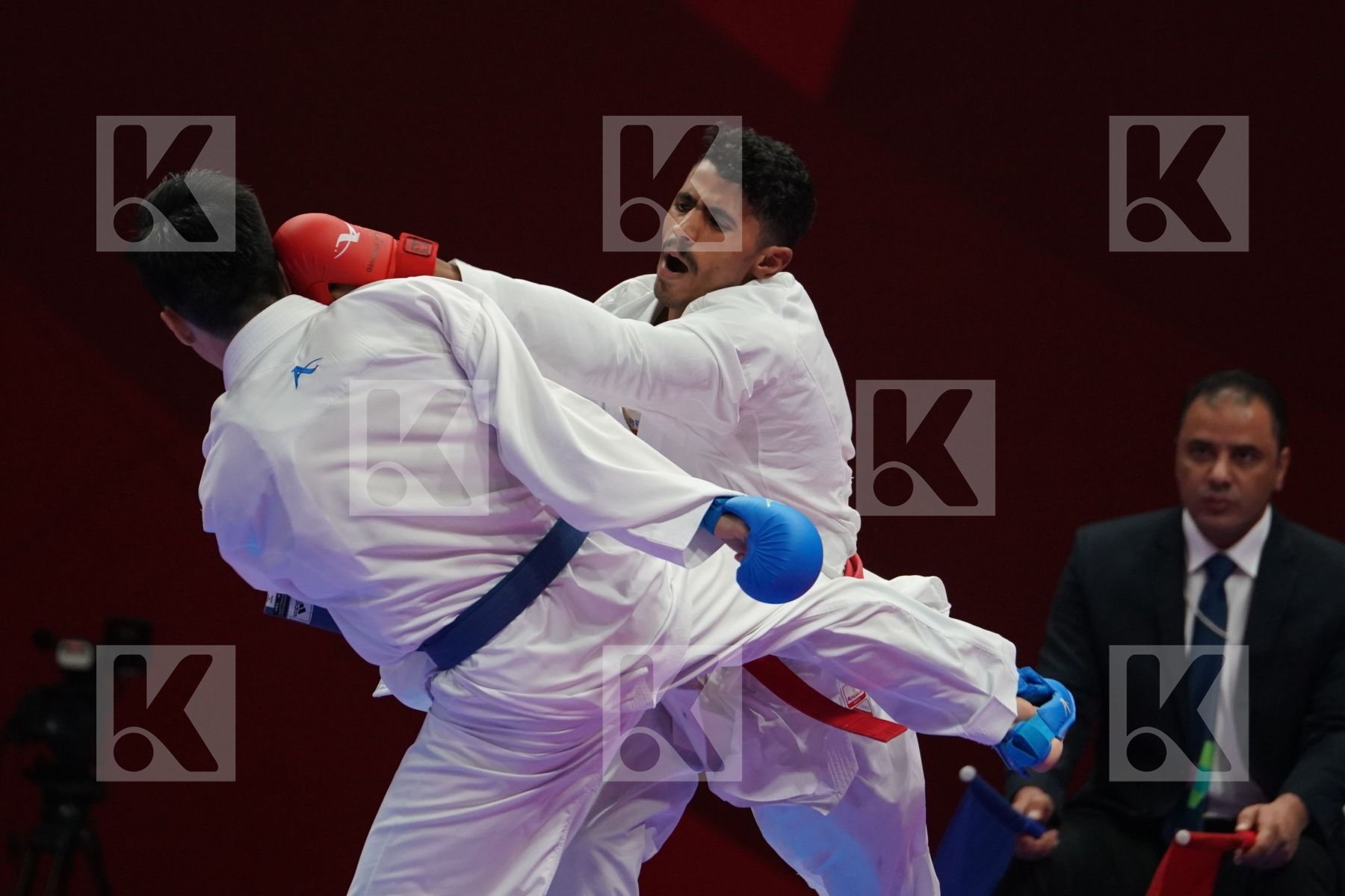 SULTAN JAMAN ALZAHRANI (SAUDI ARABIA) vs JUYEONG GU (REPUBLIC OF KOREA) in Senior Kumite -60 Kg - Qualification