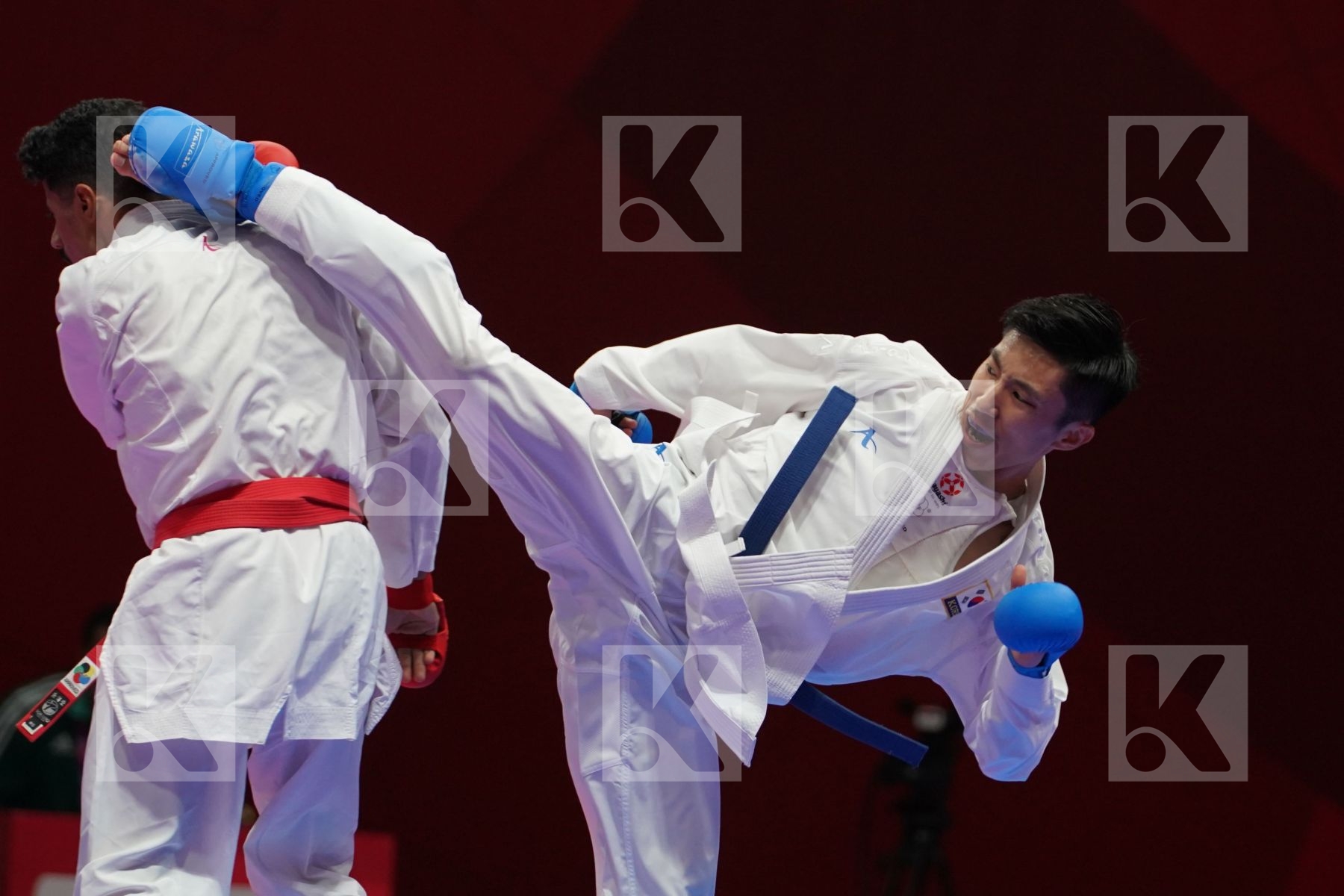 SULTAN JAMAN ALZAHRANI (SAUDI ARABIA) vs JUYEONG GU (REPUBLIC OF KOREA) in Senior Kumite -60 Kg - Qualification