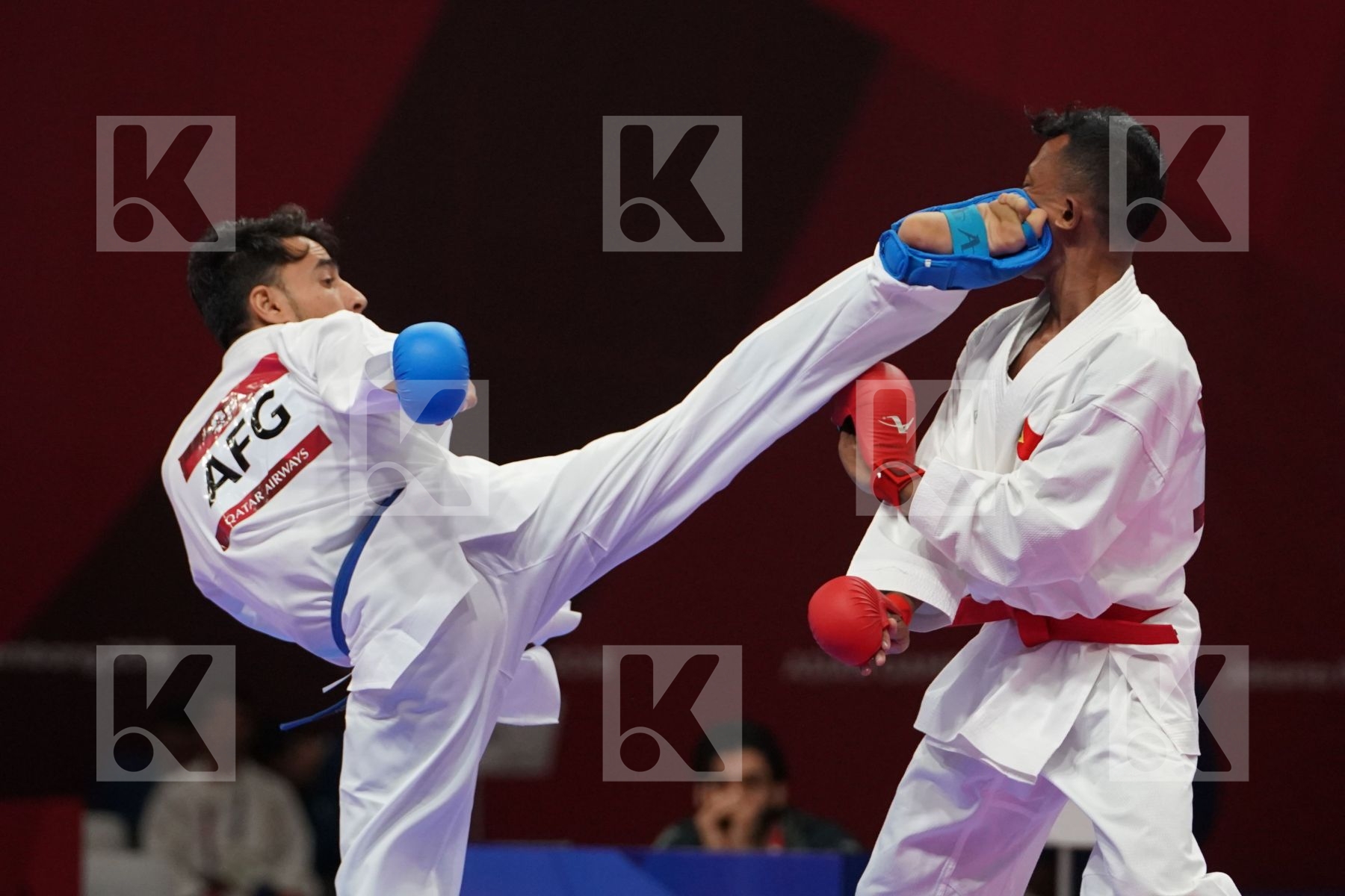 OSMANI HAZRAT GUL (AFGHANISTAN) in Senior Kumite -60 Kg - Qualification