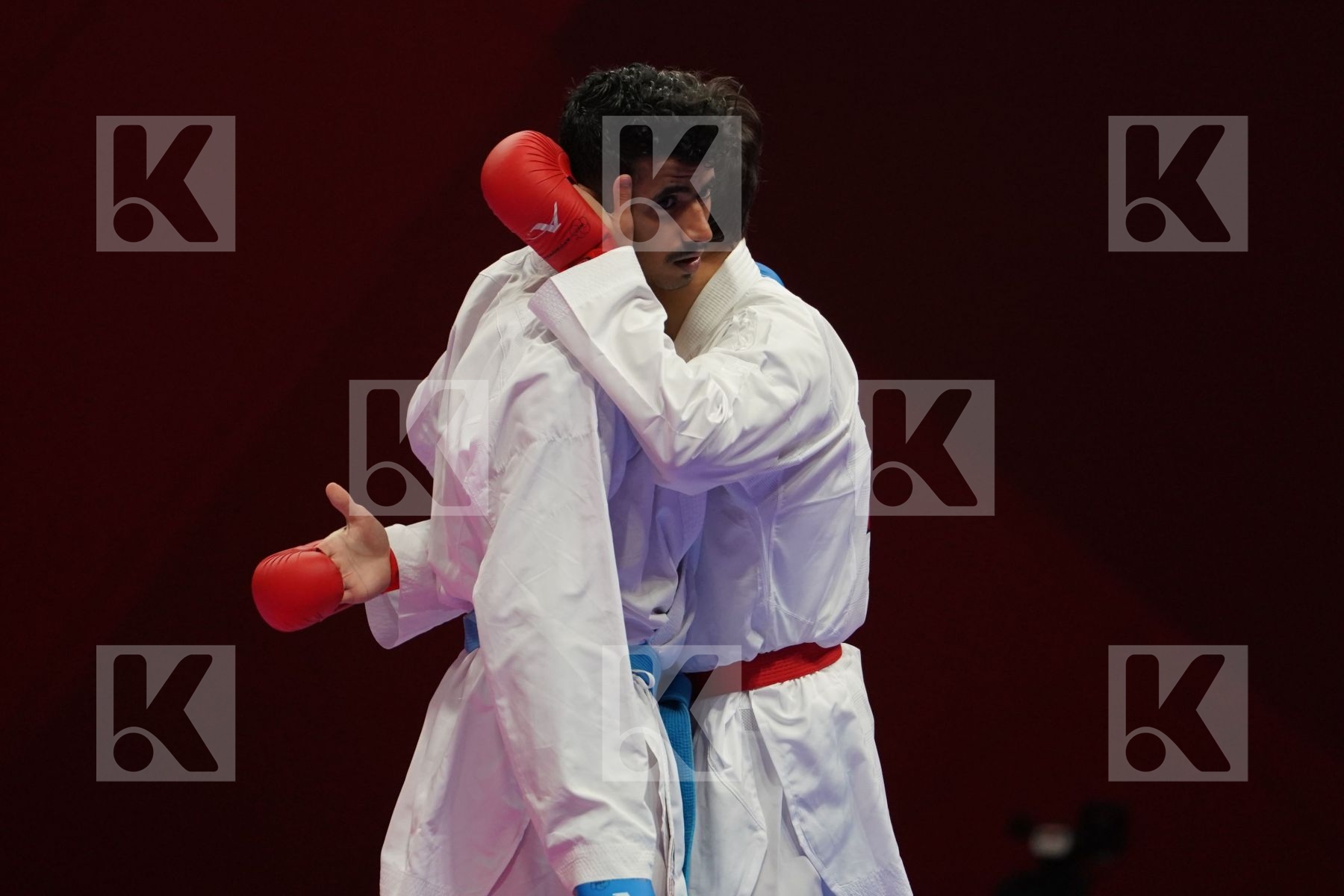 SADRIDDIN SAYMATOV (UZBEKISTAN) vs SULTAN JAMAN ALZAHRANI (SAUDI ARABIA) in Senior Kumite -60 Kg - Qualification