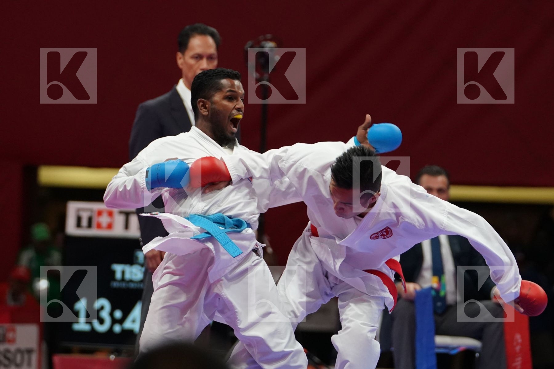 CHUN HO LEE (HONG KONG) vs PREM KUMAR SELVAM (MALAYSIA) in Senior Kumite -60 Kg - Bronze bout