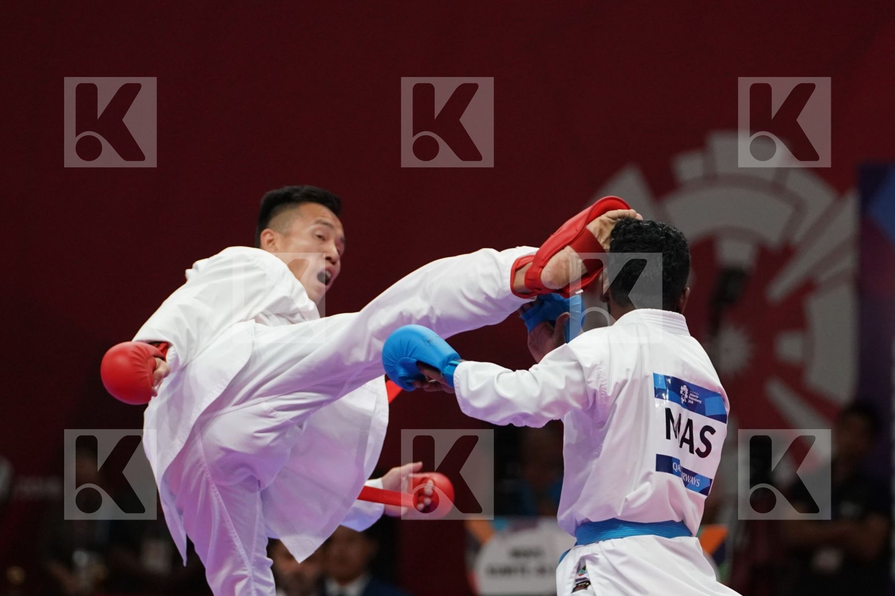 CHUN HO LEE (HONG KONG) vs PREM KUMAR SELVAM (MALAYSIA) in Senior Kumite -60 Kg - Bronze bout