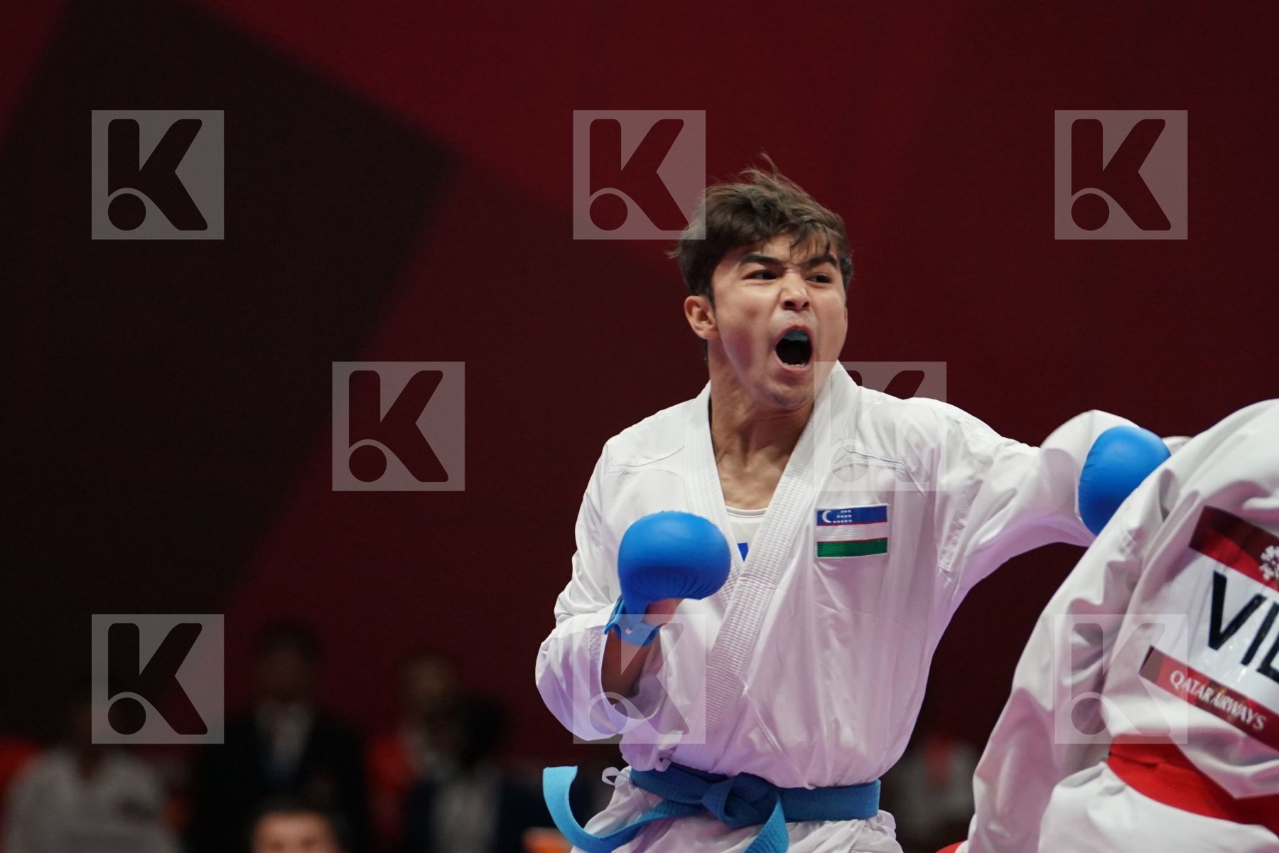 VAN HAI NGUYEN (VIETNAM) vs SADRIDDIN SAYMATOV (UZBEKISTAN) in Senior Kumite -60 Kg - Bronze bout