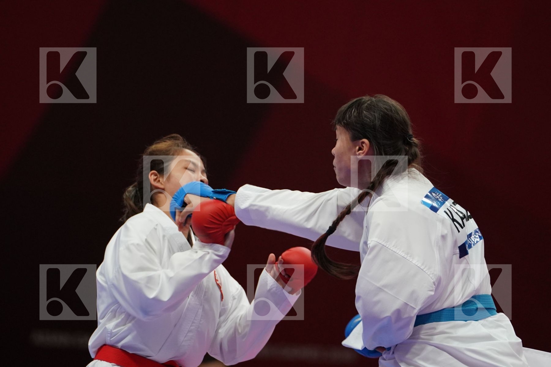 WAN YU CHOI (HONG KONG) vs MADINA UTELBAYEVA (KAZAKHSTAN) in Senior Kumite Ð 61 Kg - Bronze