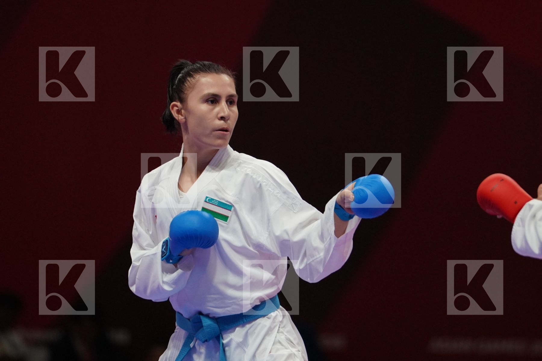 ARM SUKKIAW (THAILAND) vs BARNO MIRZAEVA (UZBEKISTAN) in Senior Kumite Ð 61 Kg - Bronze