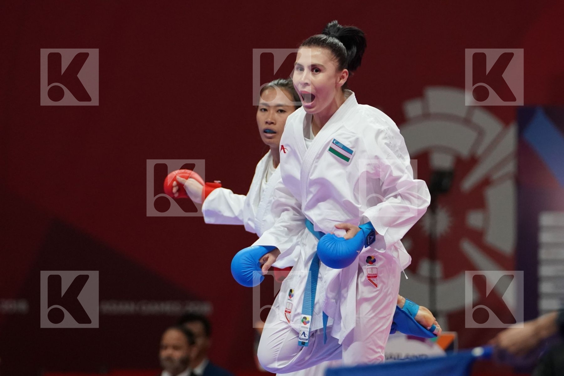 ARM SUKKIAW (THAILAND) vs BARNO MIRZAEVA (UZBEKISTAN) in Senior Kumite Ð 61 Kg - Bronze
