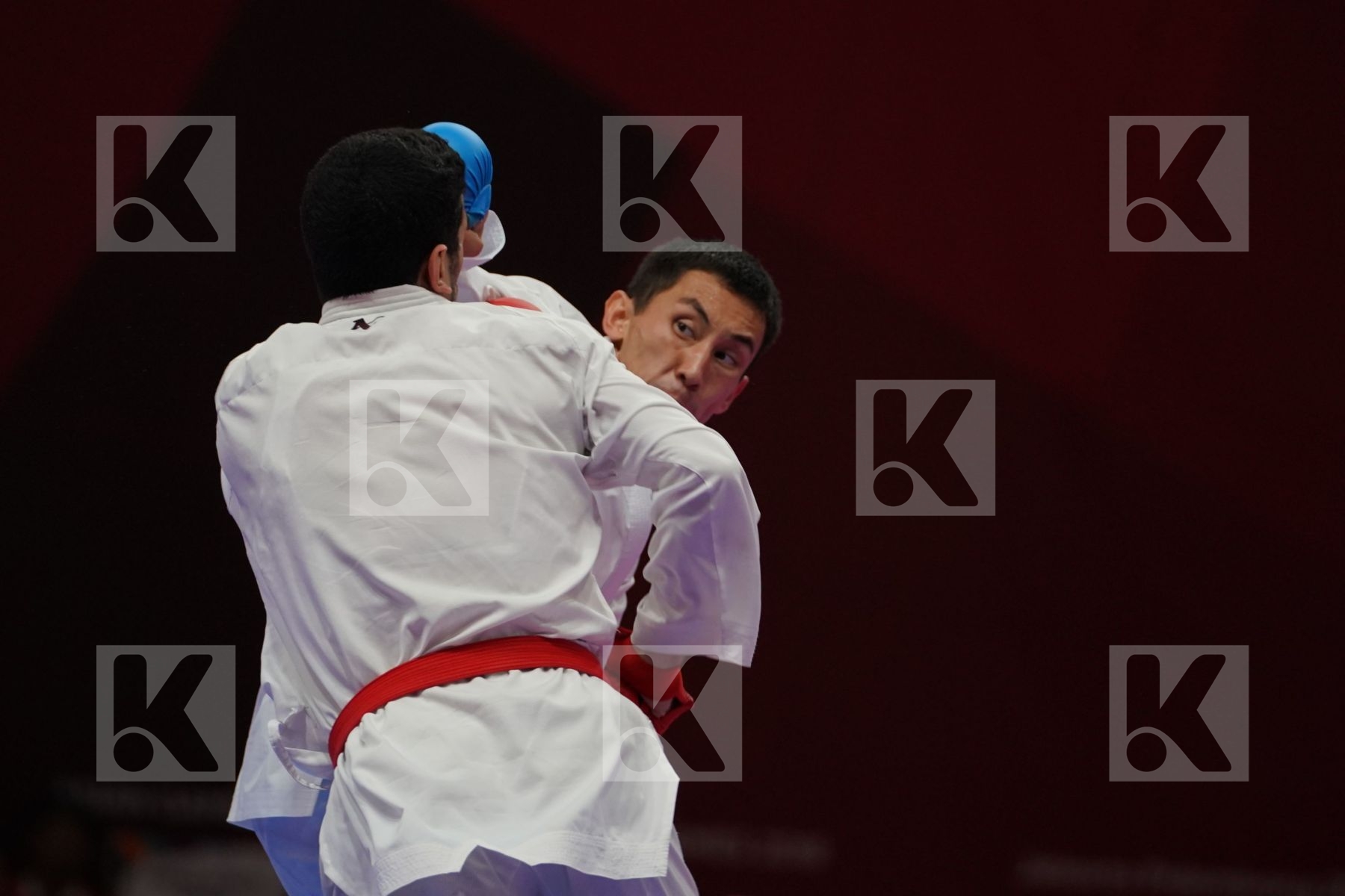 ALI ABDULAZIZ (KUWAIT) vs DIDAR AMIRALI (KAZAKHSTAN) in Senior Kumite -67 Kg - Final