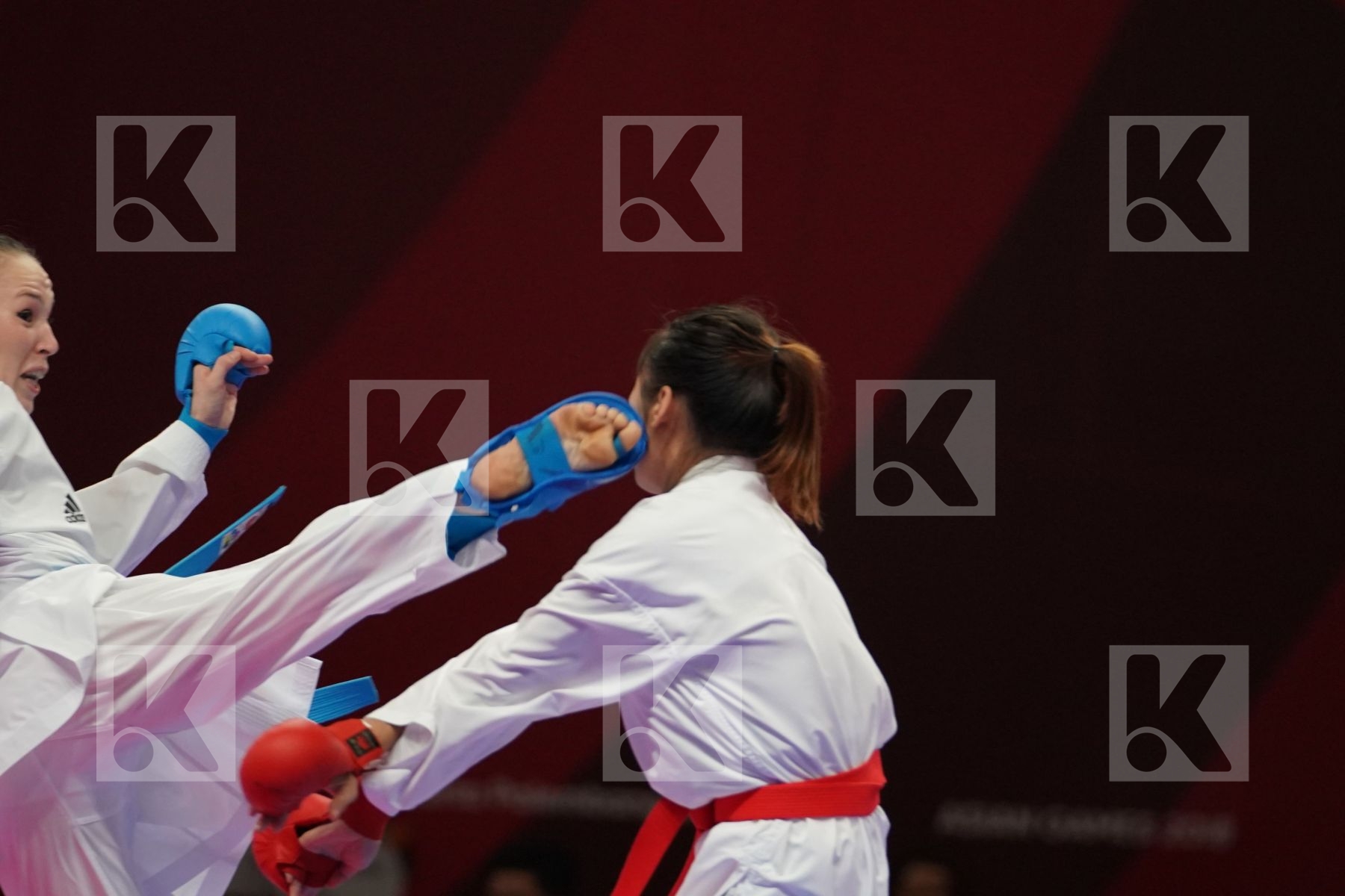 THI NGOAN NGUYEN (VIETNAM) vs GUZALIYA GAFUROVA (KAZAKHSTAN) in Senior Kumite Ð 68 Kg - Qualification