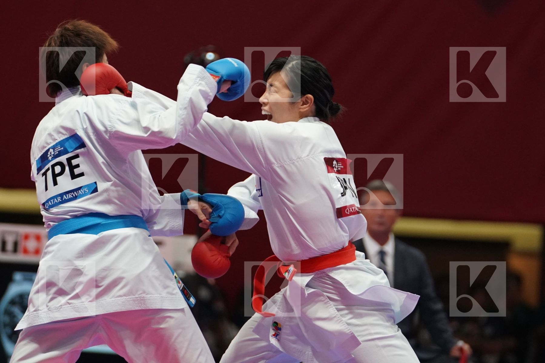 KAYO SOMEYA (JAPAN) vs JOU CHAO (CHINESE TAIPEI) in Senior Kumite Ð 68 Kg - bronze