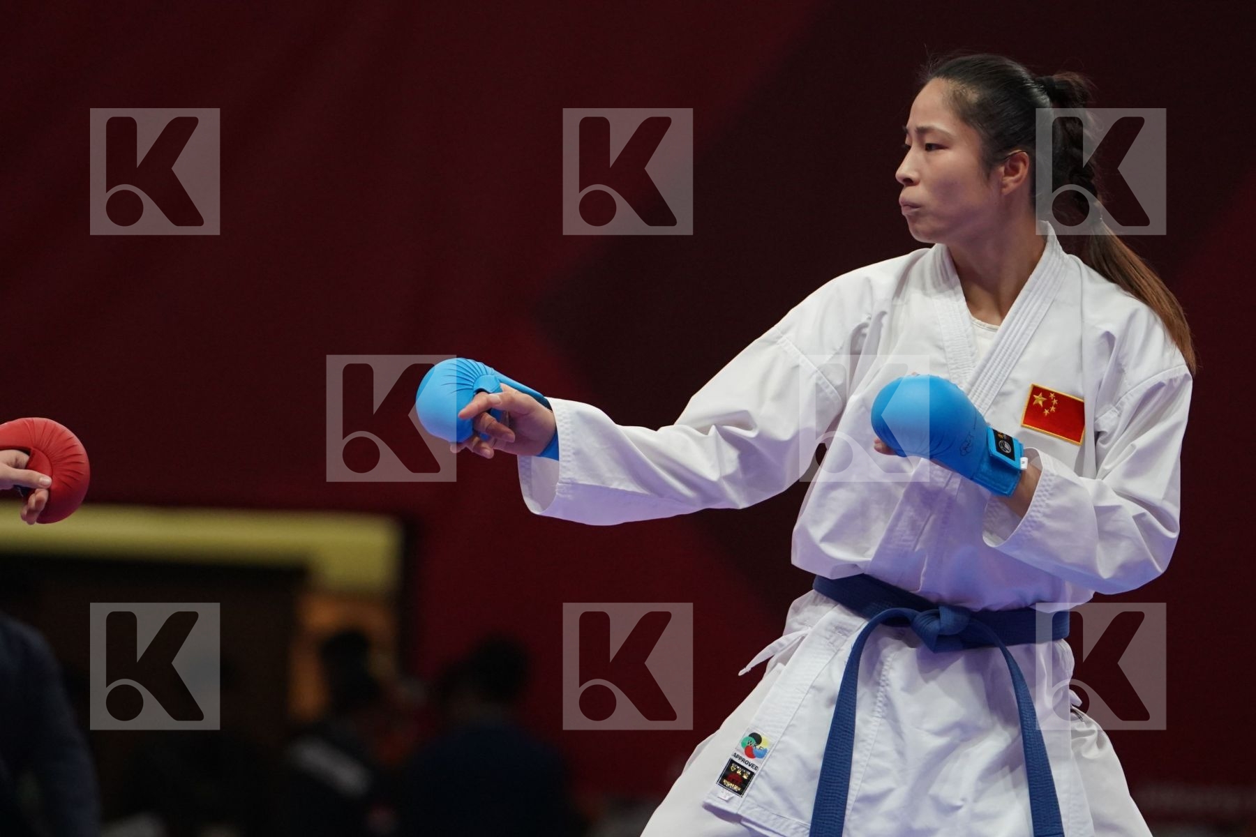GUZALIYA GAFUROVA (KAZAKHSTAN) vs LINGLING TANG (CHINA) in Senior Kumite Ð 68 Kg - final