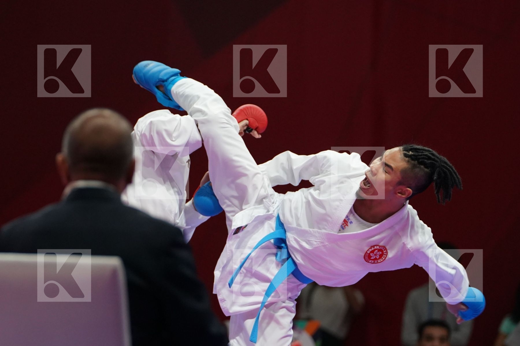 RAEF ADEL ALTURKISTANI (SAUDI ARABIA) vs KA WAI LEE (HONG KONG) in Senior Kumite Ð 75 Kg - Qualification