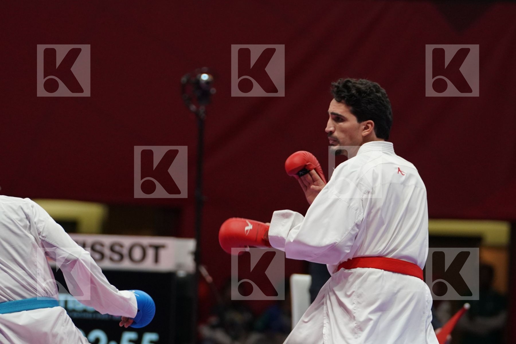 BASHAR ALNAJJAR (JORDAN) vs SAADI GHULAM ABBAS (PAKISTAN) in Senior Kumite Ð 75 Kg - bronze