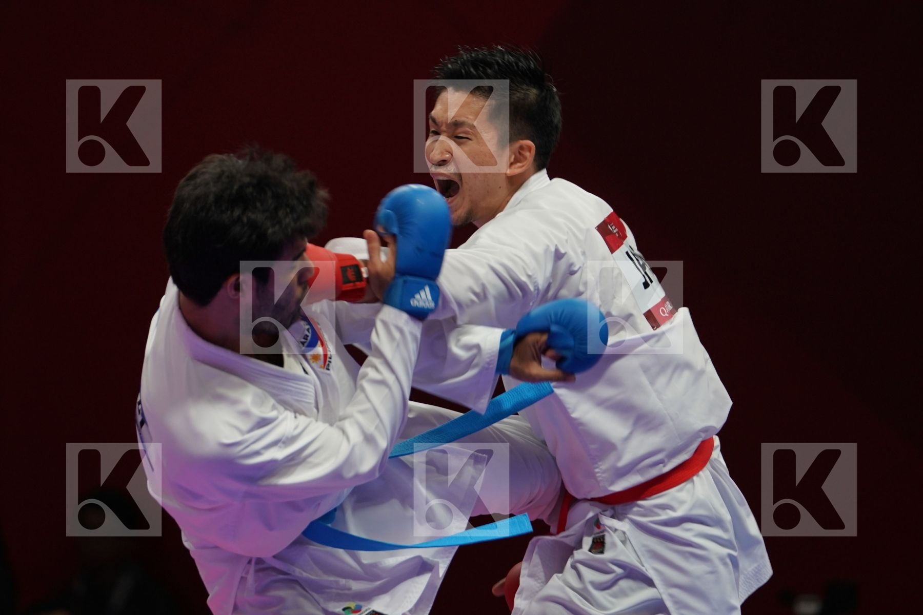 RYUTARO ARAGA (JAPAN) vs AFIF M SHARIEF (PHILIPPINES) in Senior Kumite Ð 84 Kg - Qualification