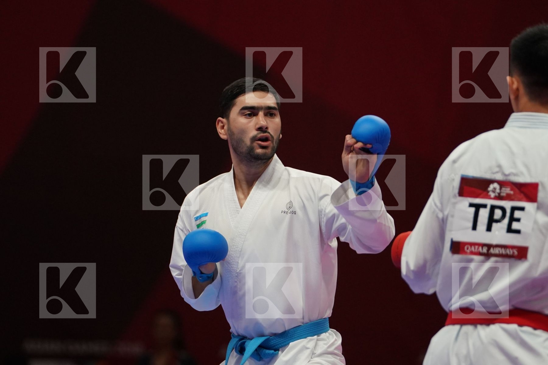 CHUNWEI WU (CHINESE TAIPEI) Vs SHAKHBOZ AKHATOV (UZBEKISTAN) in Senior Kumite Ð 84 Kg - Bronze