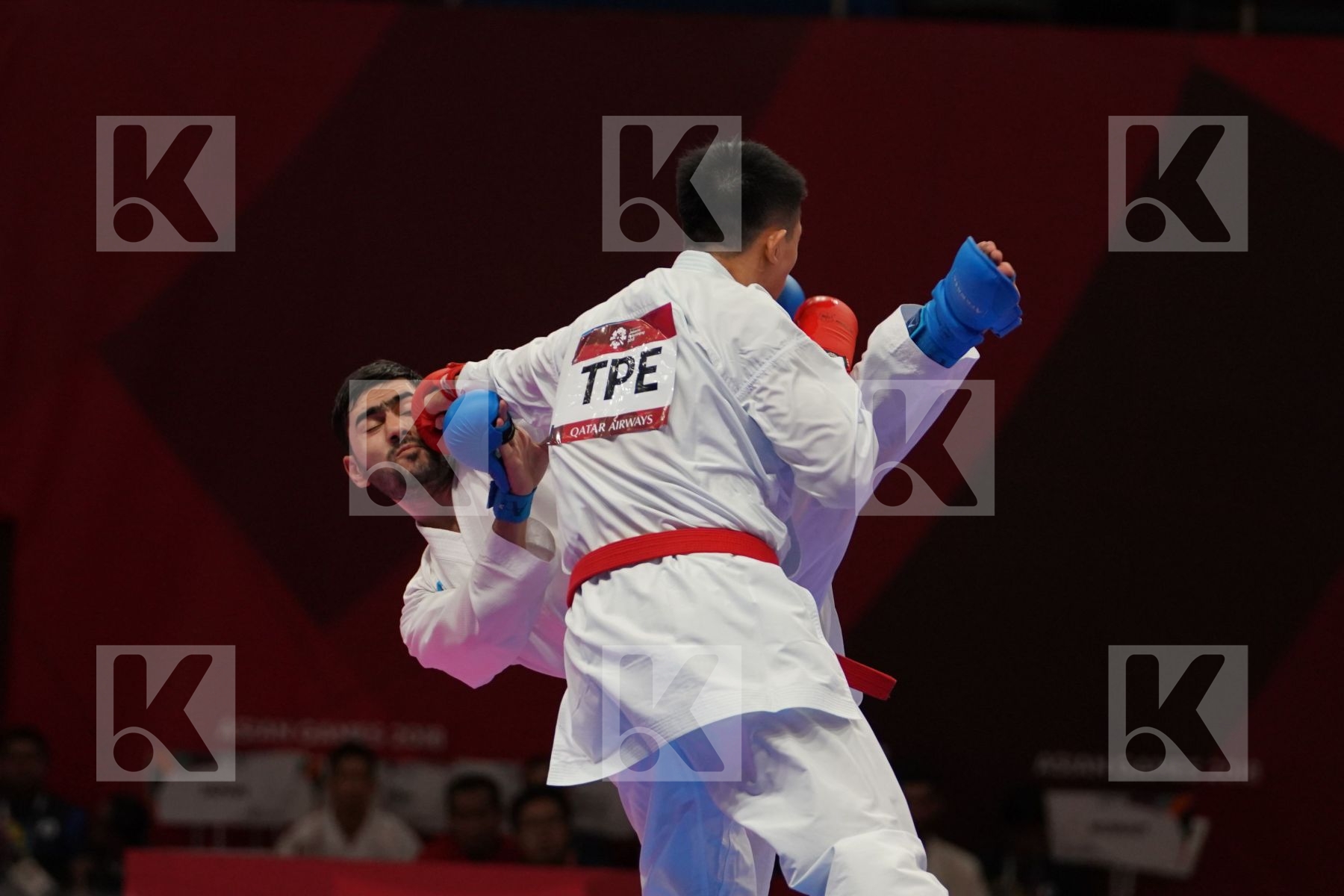 CHUNWEI WU (CHINESE TAIPEI) Vs SHAKHBOZ AKHATOV (UZBEKISTAN) in Senior Kumite Ð 84 Kg - Bronze