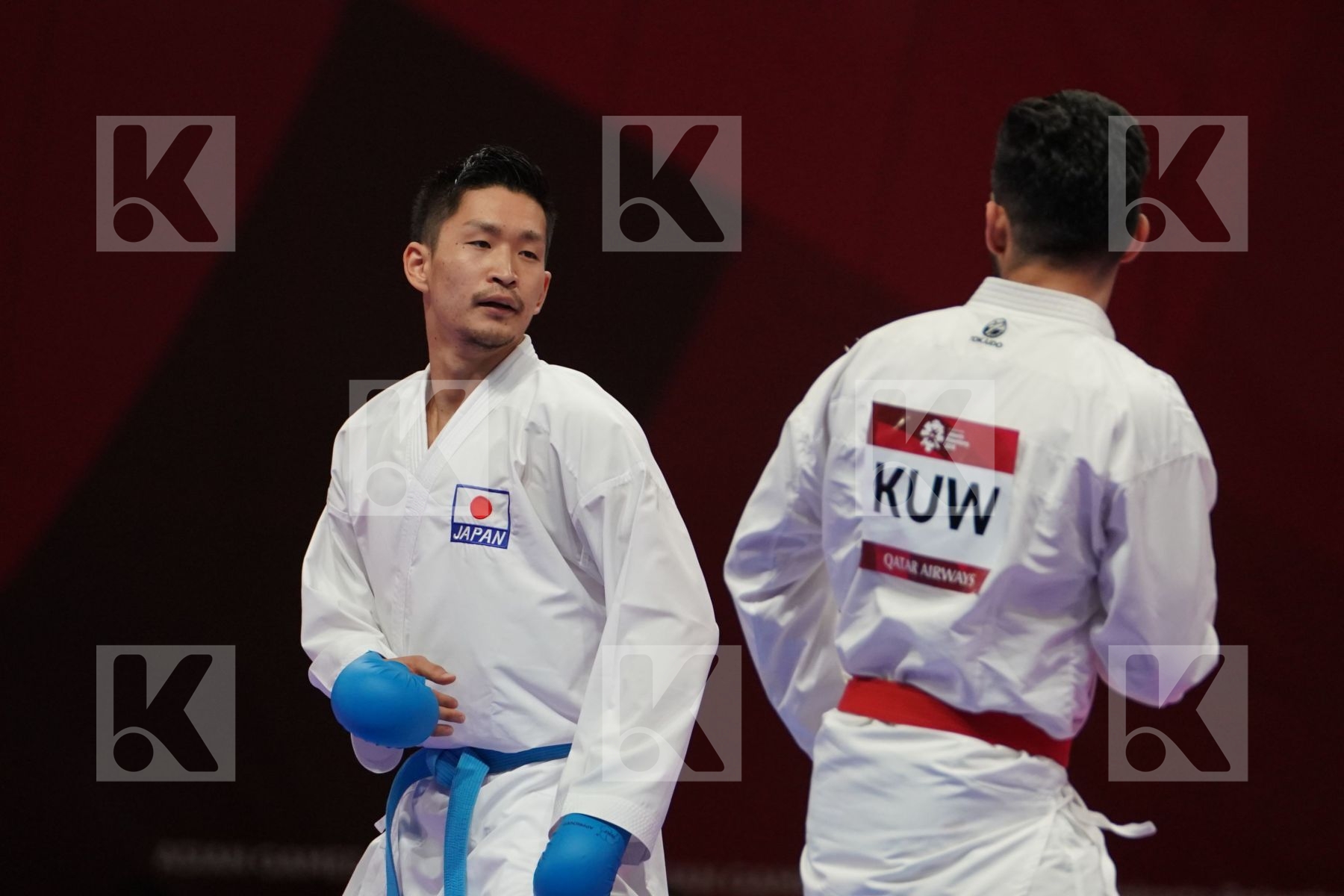 AHMAD ALMESFER (KUWAIT) vs RYUTARO ARAGA (JAPAN) in Senior Kumite Ð 84 Kg - final