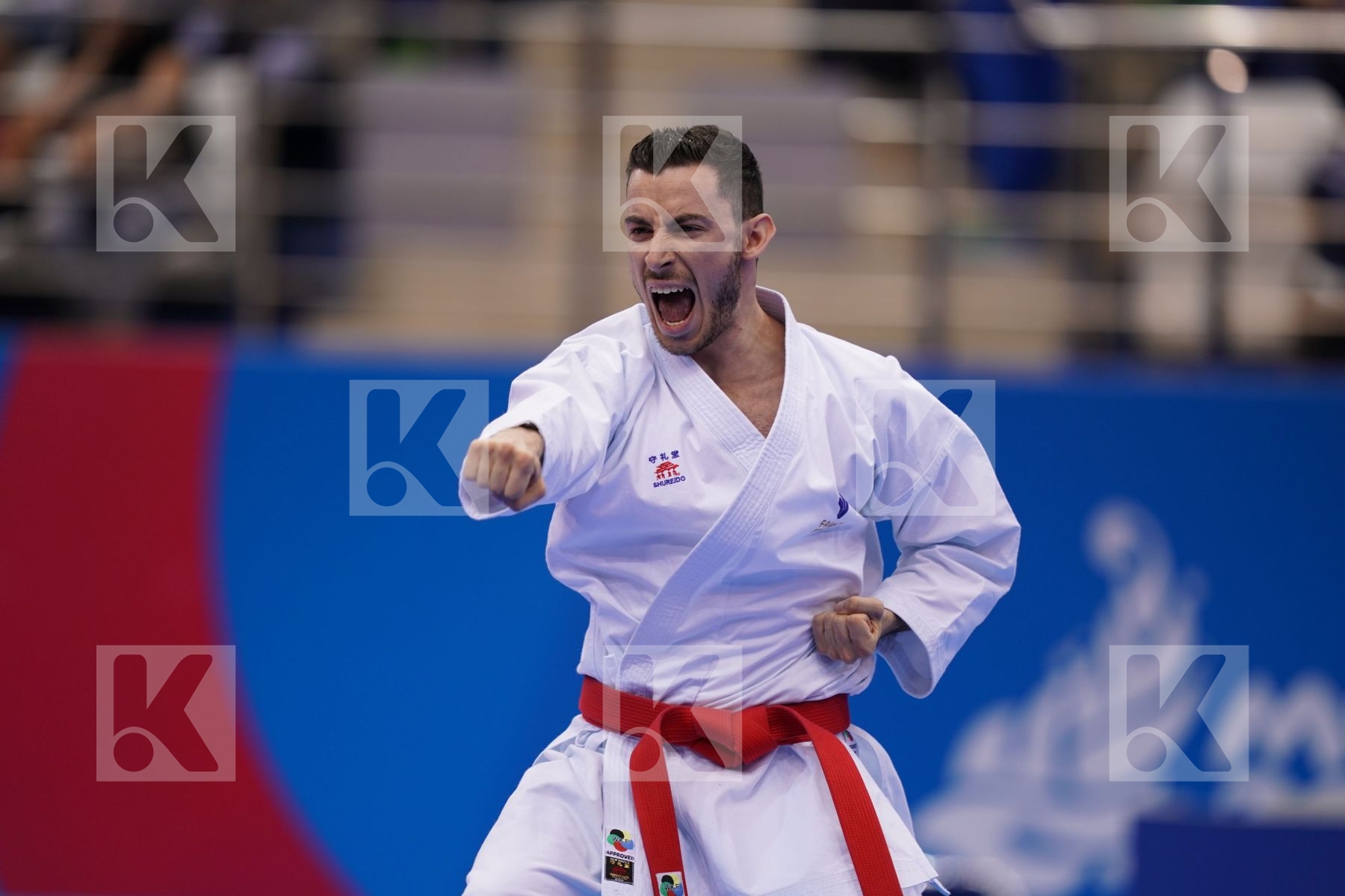 MONTARELLO ENZO (FRANCE) in Senior Male Kata - semi-final Bout