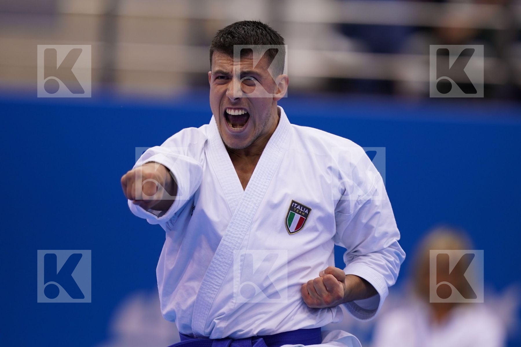 BUSATO MATTIA (ITALY) in Senior Male Kata - semi-final Bout
