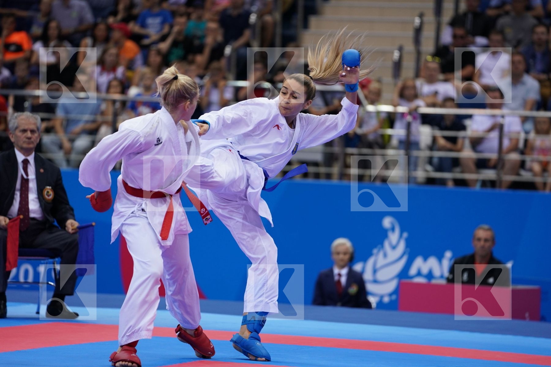 BITSCH JANA (GERMANY) Vs TERLIUGA ANZHELIKA (UKRAINE) in Senior Kumite -55 Kg - semi-final Bout