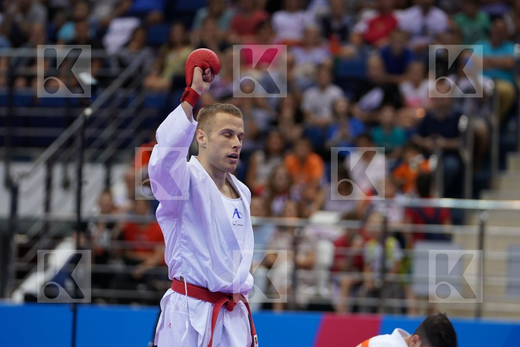 KALNINS KALVIS (LATVIA) Vs CRESCENZO ANGELO (ITALY) in Senior Kumite -60 Kg - semi-final Bout