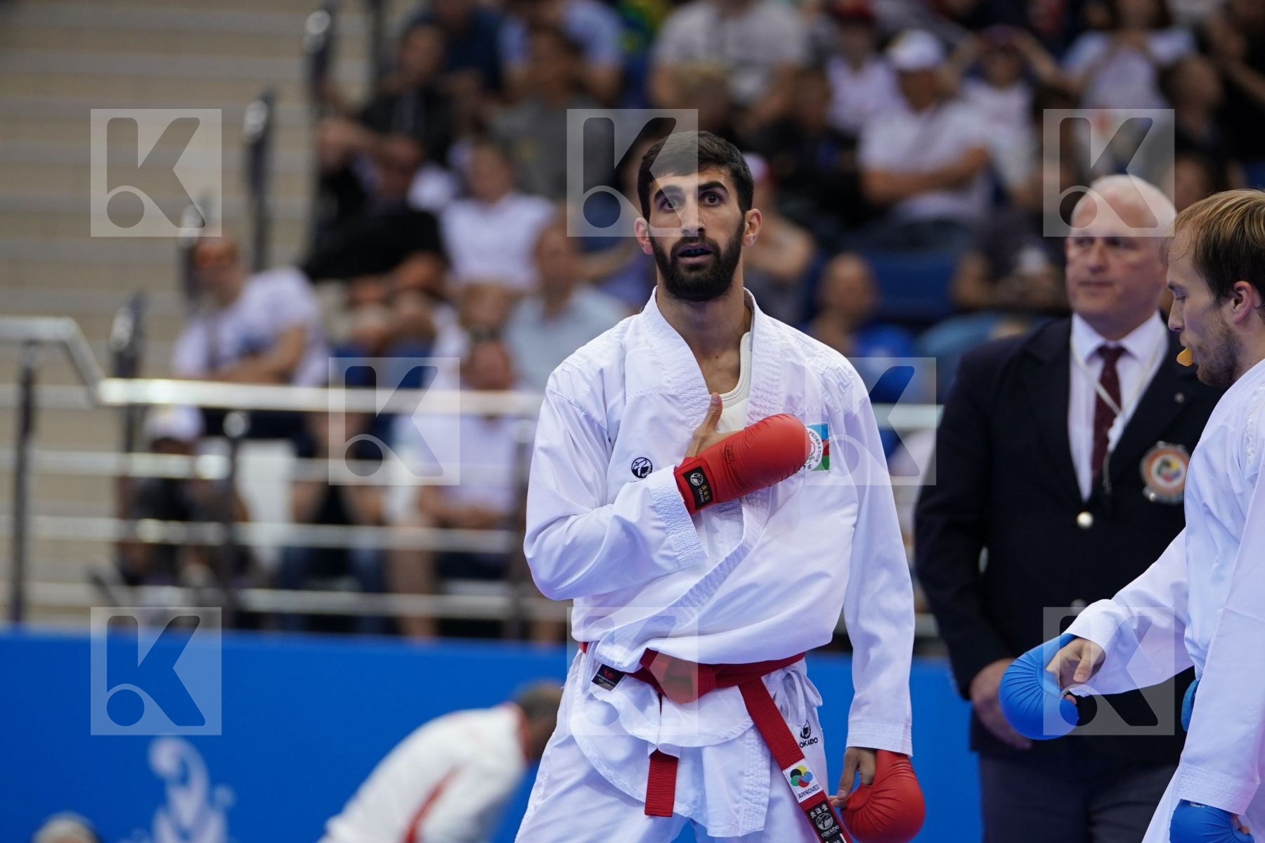 FARZALIYEV FIRDOVsI (AZERBAIJAN) Vs PLAKHUTIN EVGENY (RUSSIAN FEDERATION) in Senior Kumite -60 Kg - semi-final Bout
