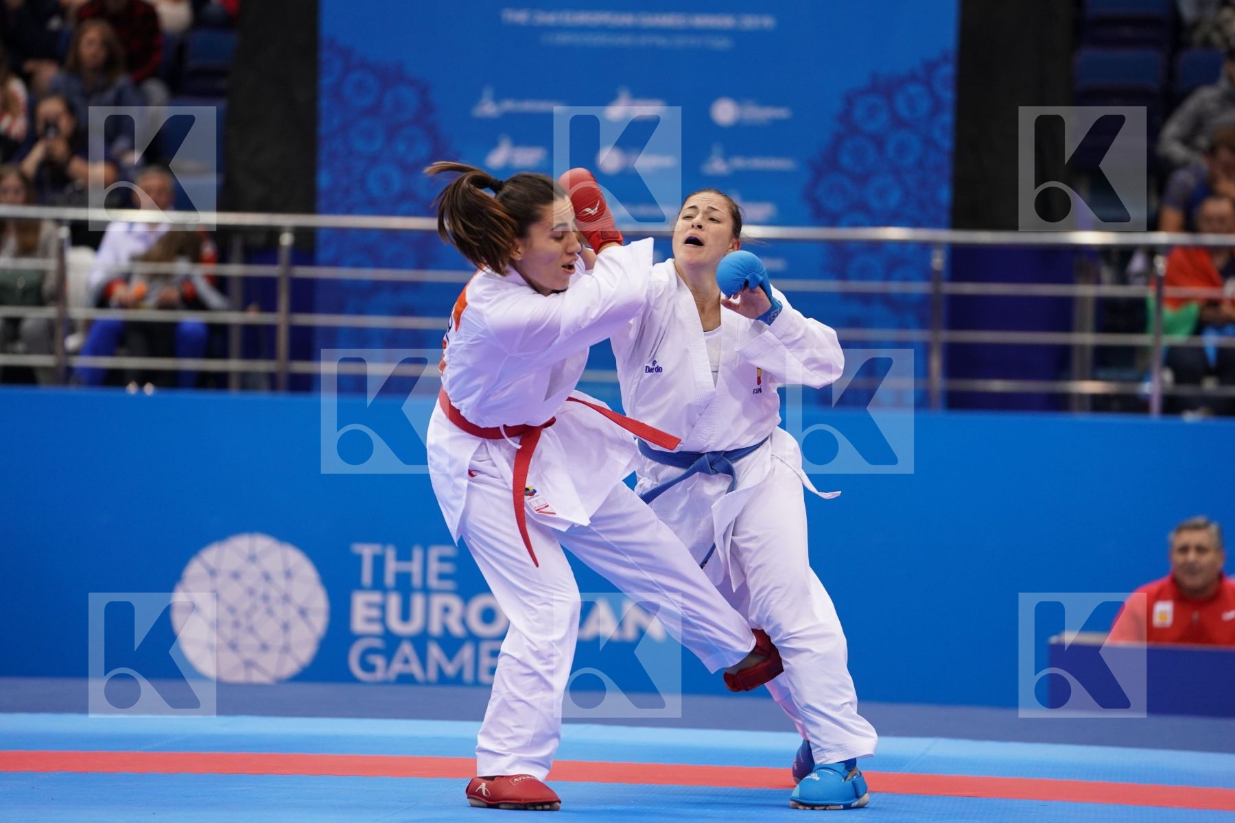 HOCAOGLU MELTEM (TURKEY) Vs PALACIO GONZALEZ LAURA (SPAIN) in Senior Kumite 68+ Kg - Final Bout