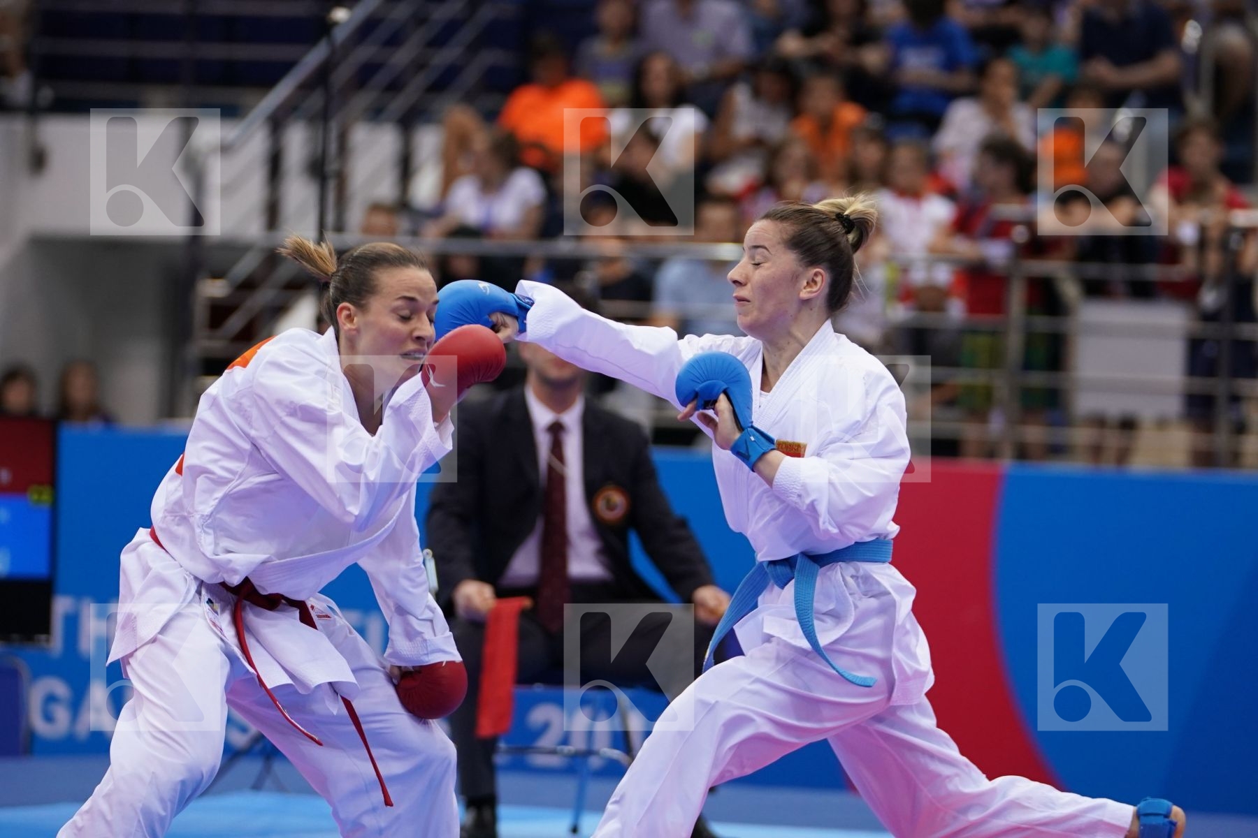 PLANK BETTINA (AUSTRIA) Vs OZCELIK ARAPOGLU SERAP (TURKEY) in Senior Kumite -50 Kg - Final Bout