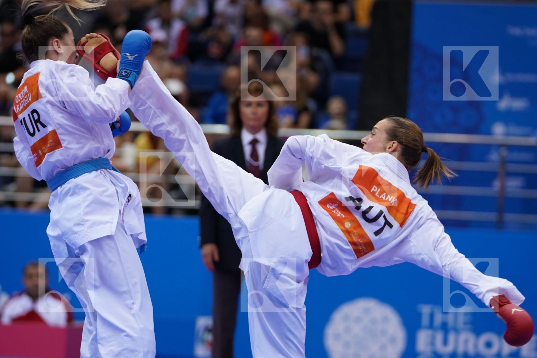 PLANK BETTINA (AUSTRIA) Vs OZCELIK ARAPOGLU SERAP (TURKEY) in Senior Kumite -50 Kg - Final Bout